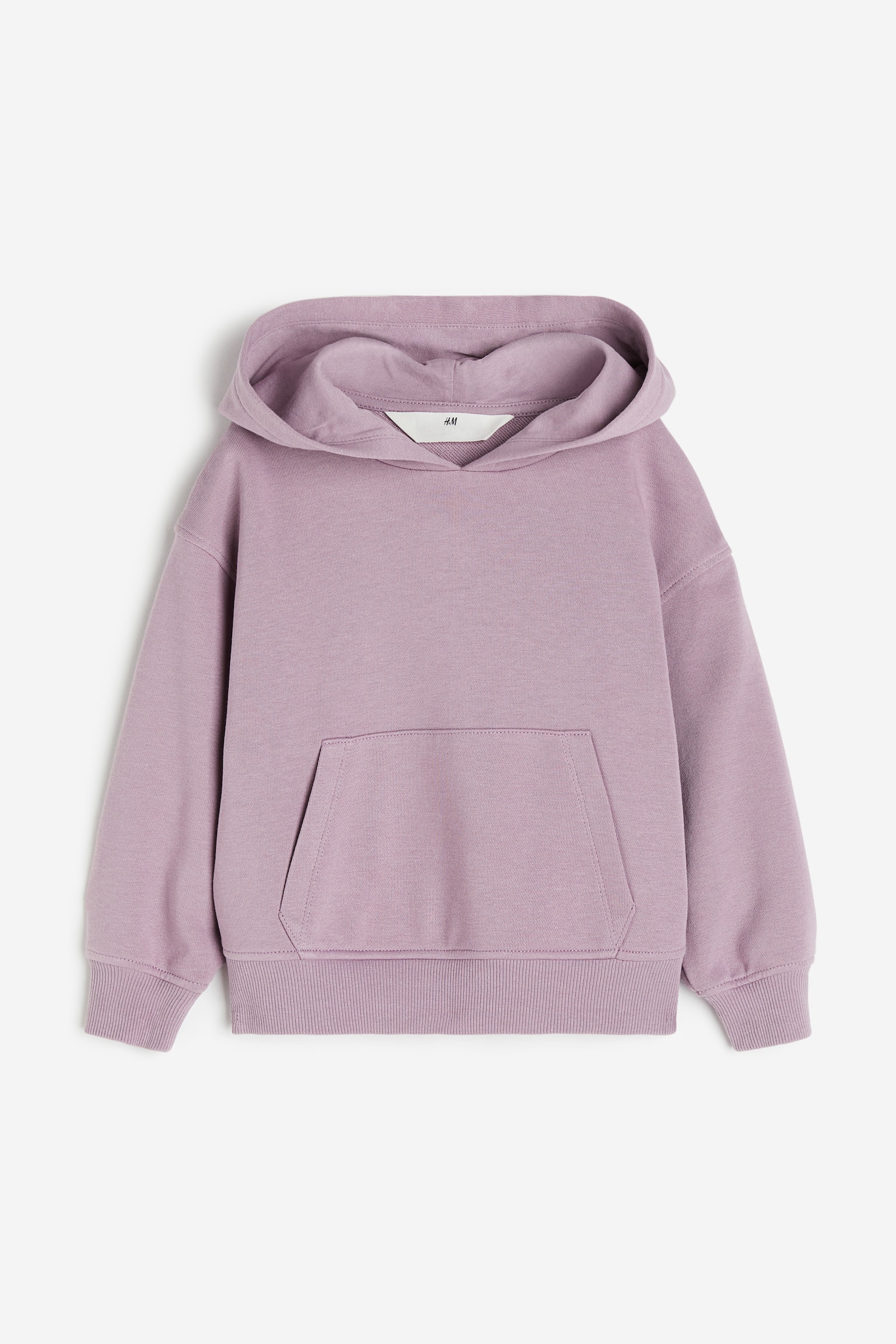 Oversized hoodie - Dusty purple/Light grey marl - 1