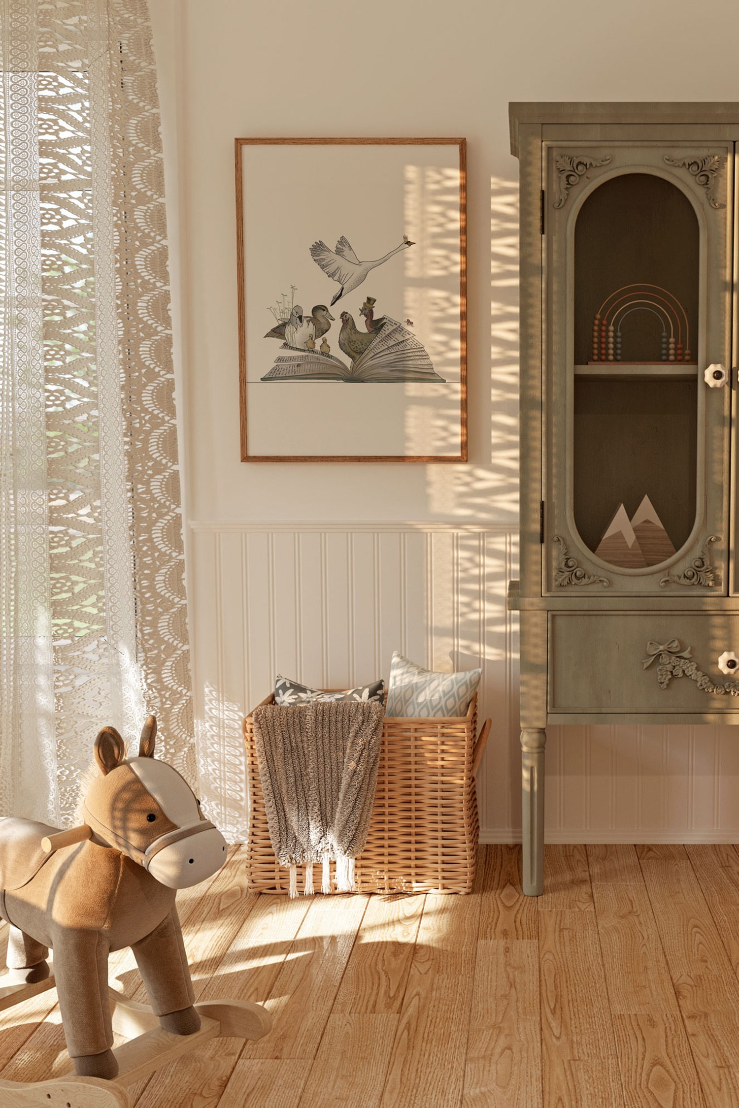 Babykunst - Den Grimme Ælling - Weiß / Grau