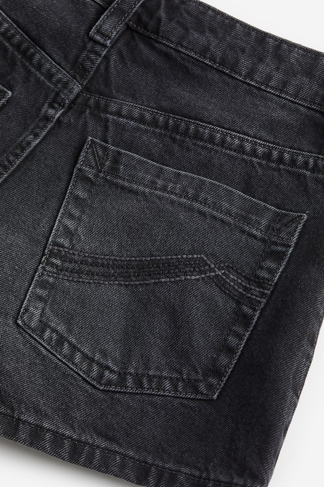 Denim shorts - Dark grey/Dark denim blue/Denim blue/White - 7