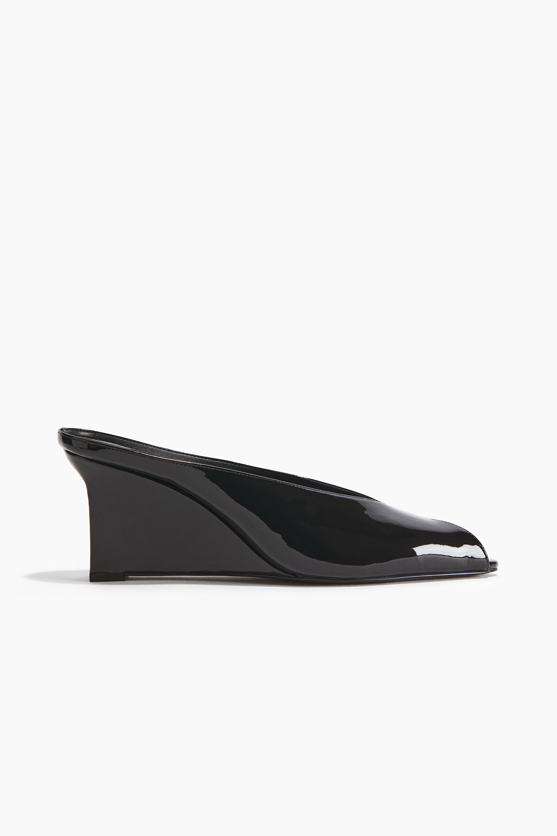 View larger image: Wedge-Heeled Mules - Black - Ladies | H&M US 1