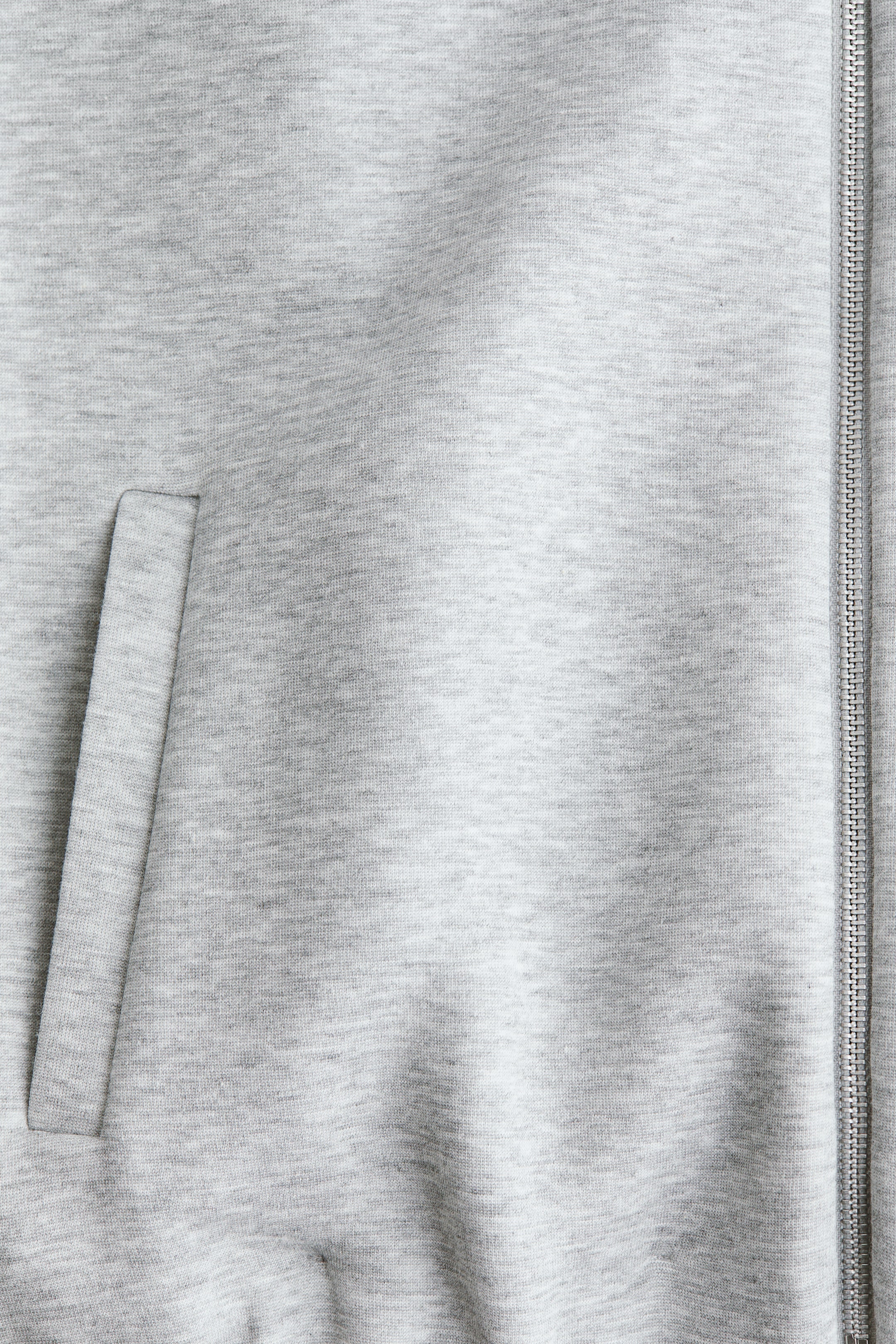 拡大画像を表示: スキューバフルジップトップス - グレーメランジ - レディース | H&M JP 7