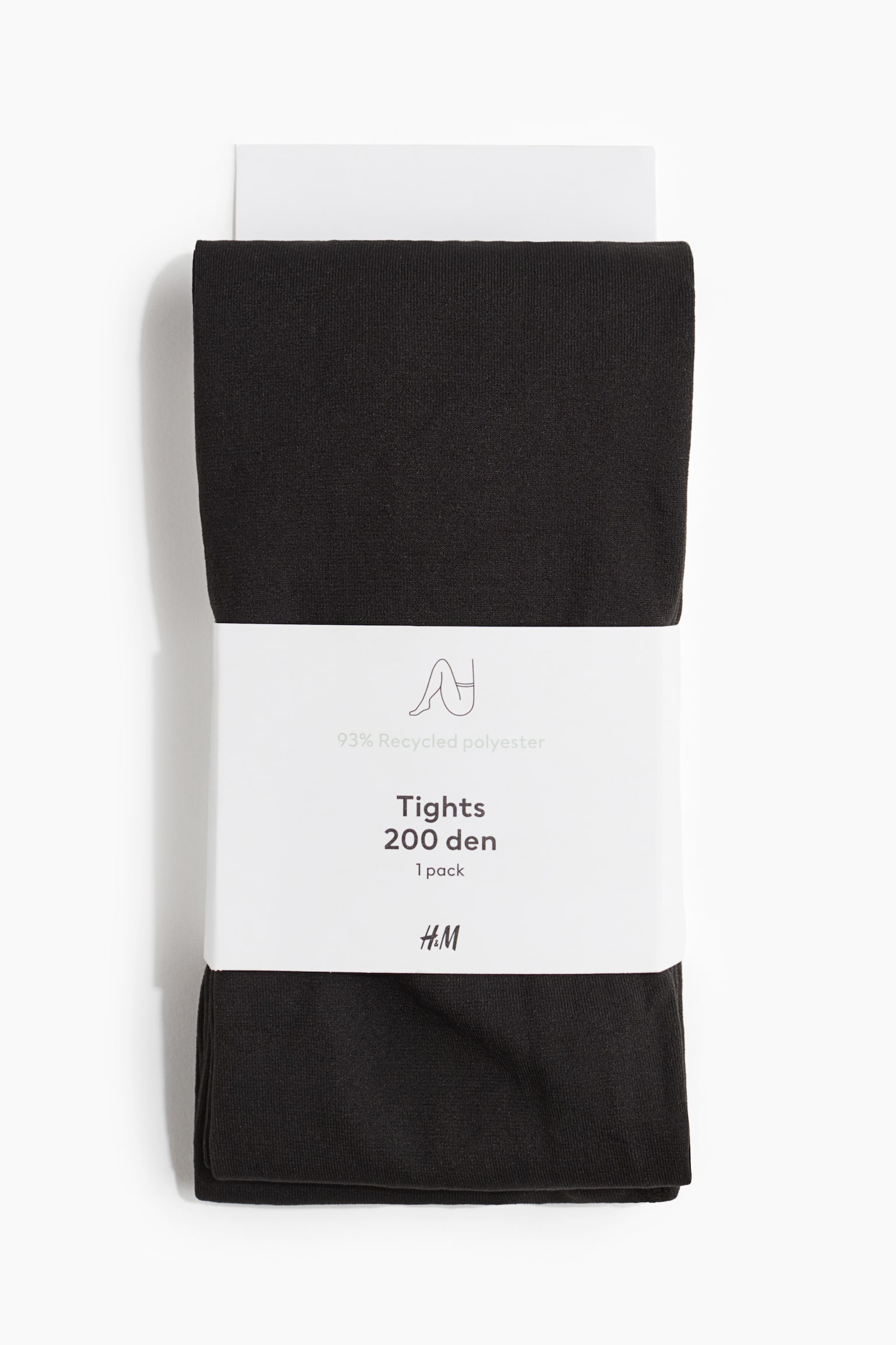 Женские колготки H&M Tights 200 Denier, цвет: Чёрный — фото 1