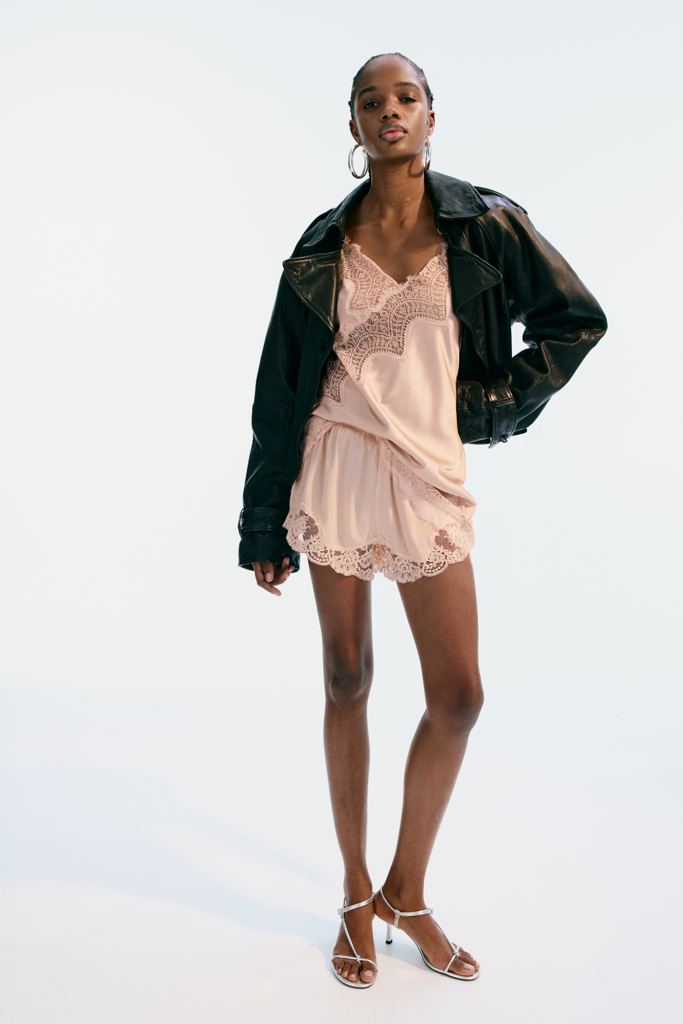Lace-Trimmed Satin Camisole Top from H&M - $29.99