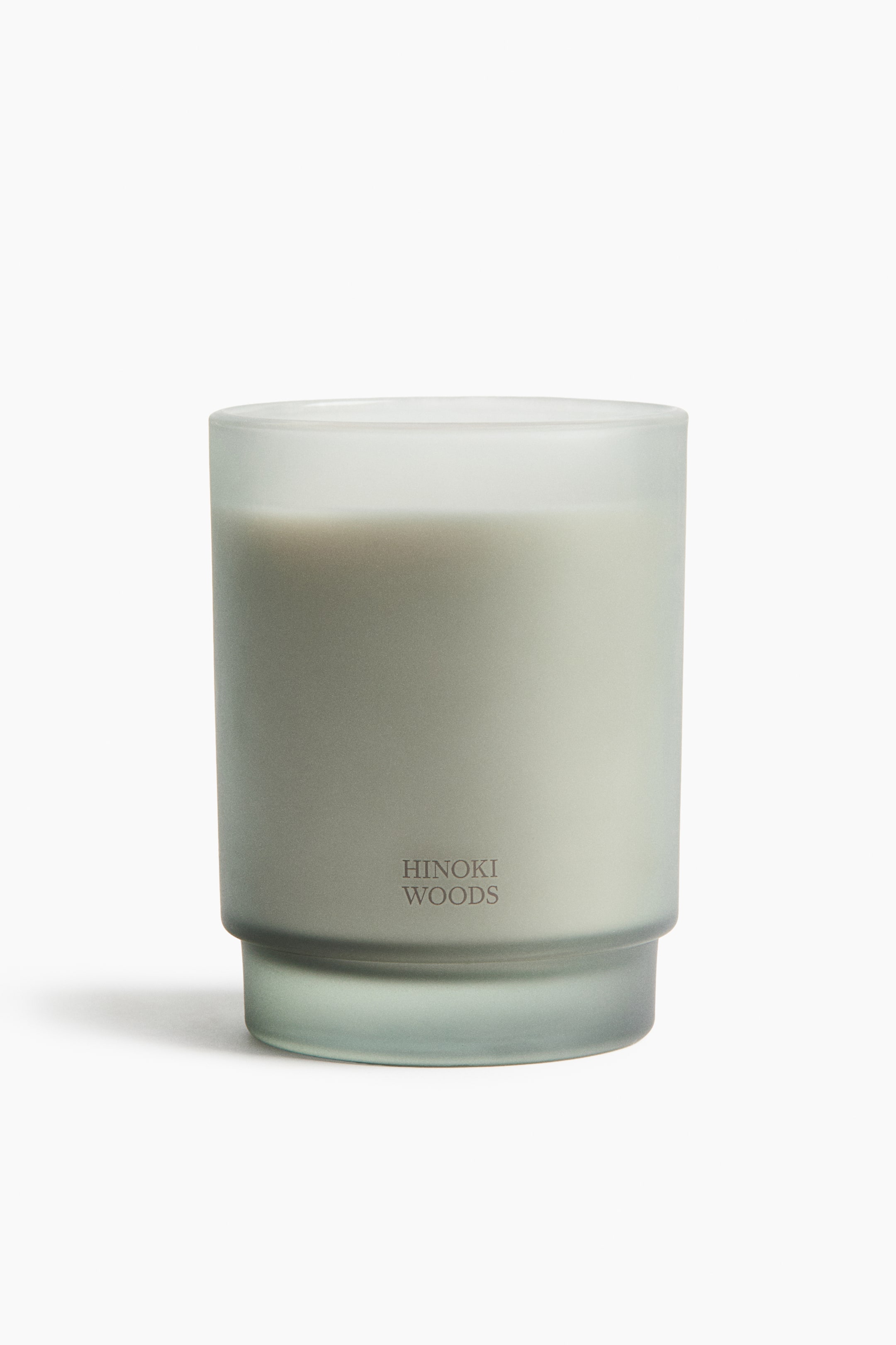 Frosted-Glass Scented Candle