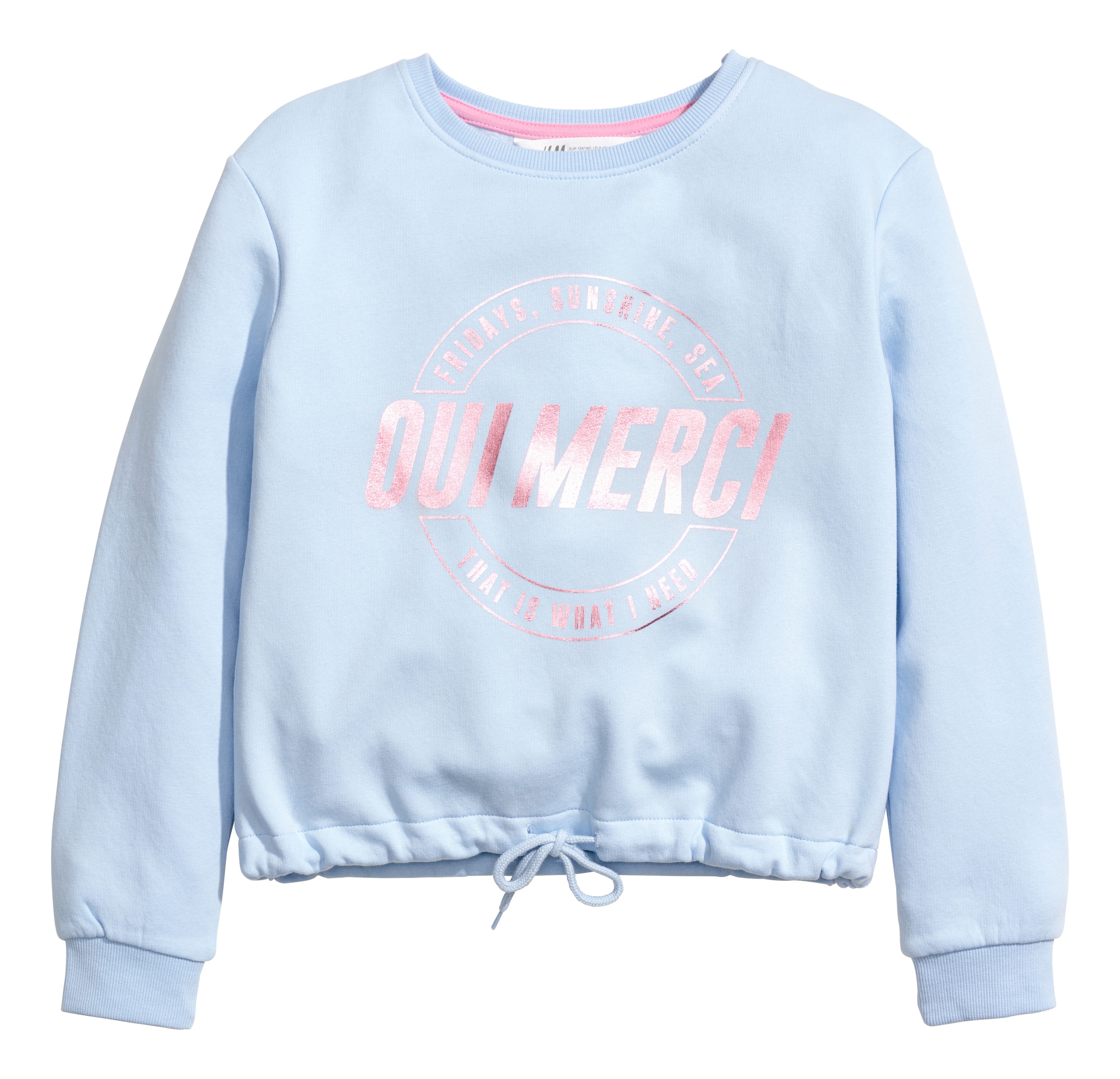 Größeres Bild ansehen: Bedrucktes Sweatshirt - Hellblau - Kids | H&M DE 1