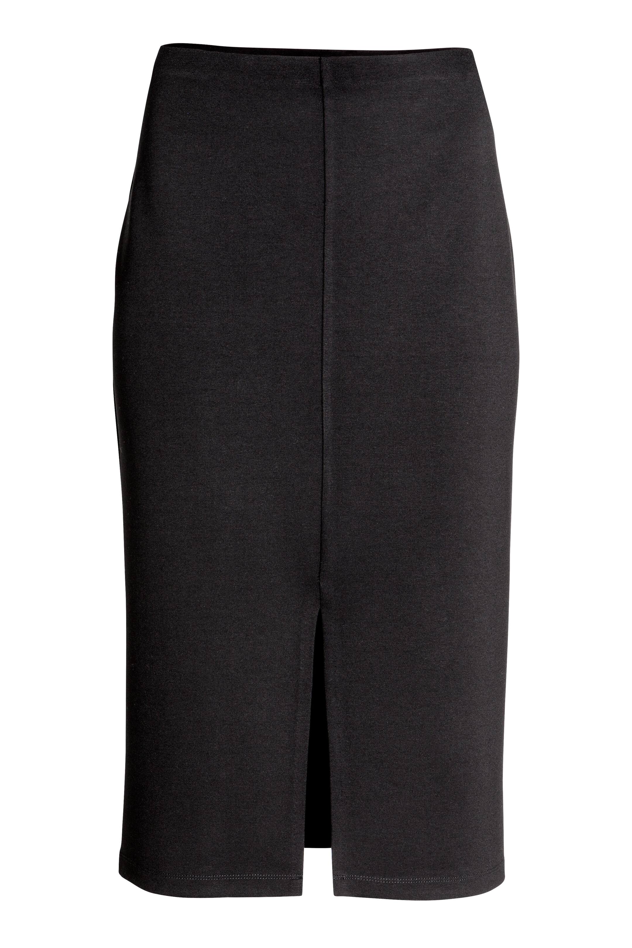 View larger image: Jersey pencil skirt - Black - Ladies | H&M GB 1