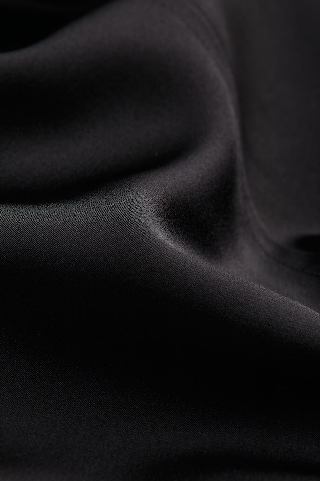 Bow-detail bodycon dress - Black - 8