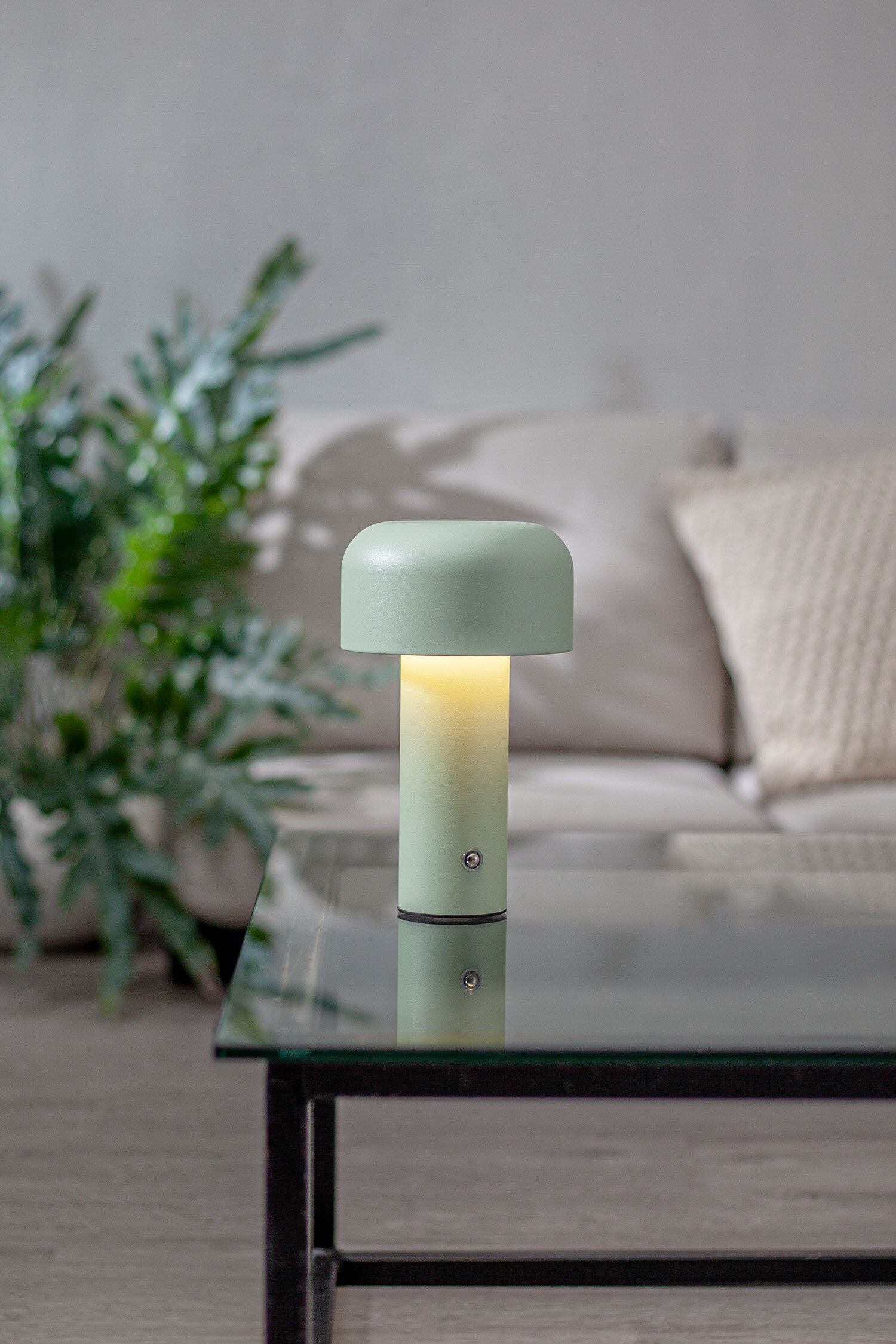 Bordslampa Bobby - Grön/Vit/Svart