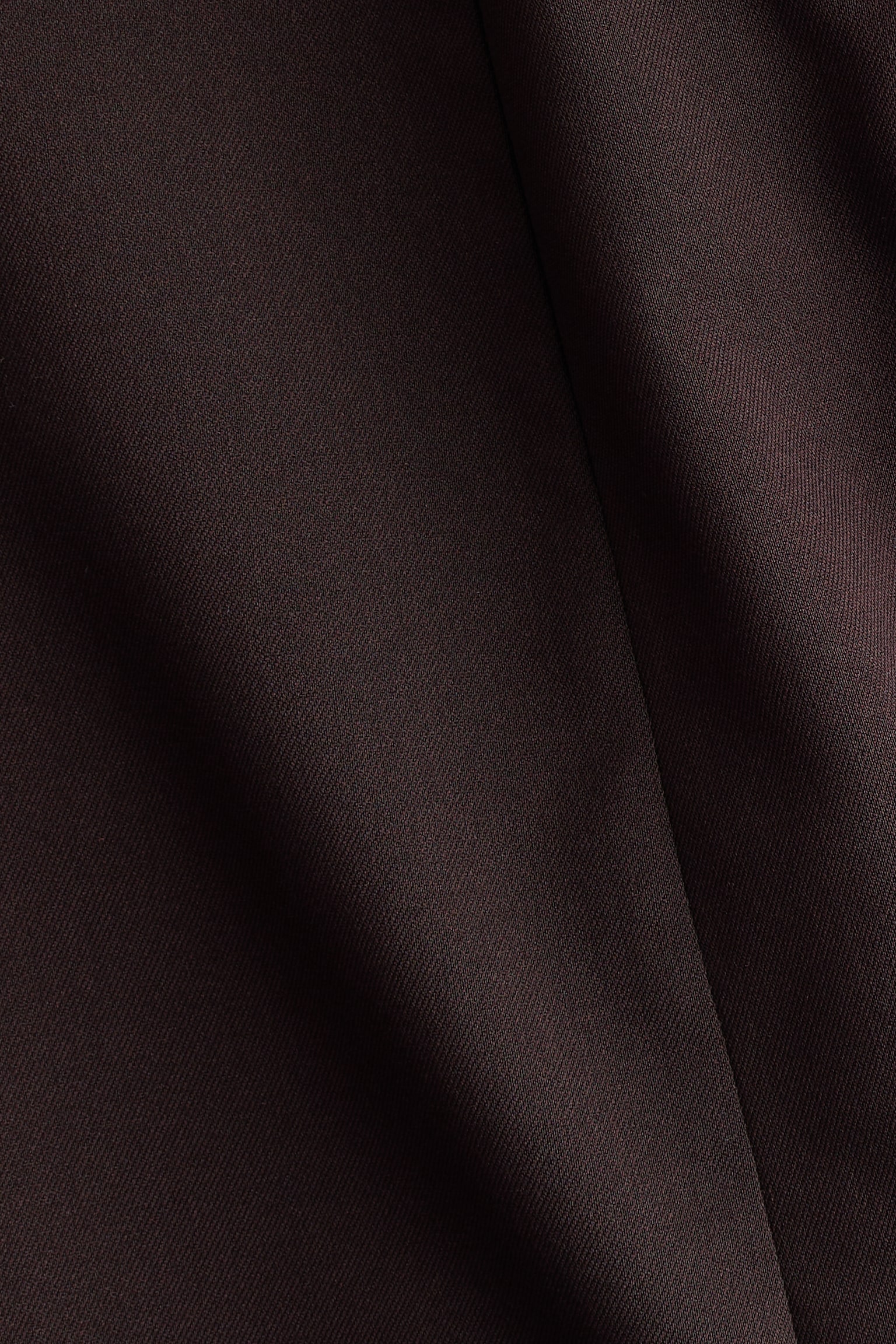 Женское платье H&M Square-Neck Dress with Flared Skirt, цвет: Тёмный коричневый — фото 6