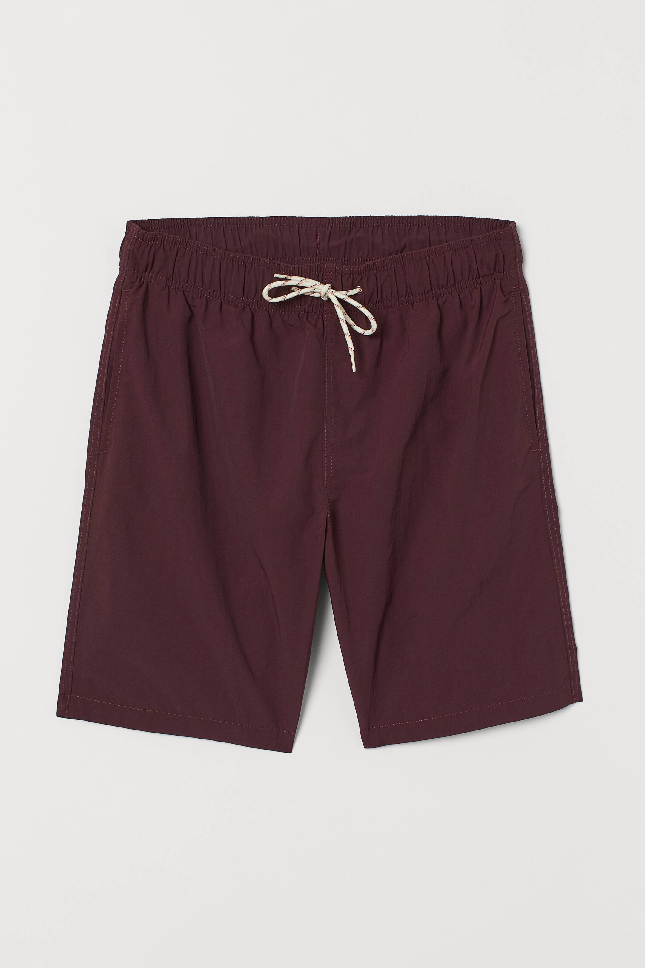 Kneelength Swim Shorts Kneelength Burgundy Men H&M US