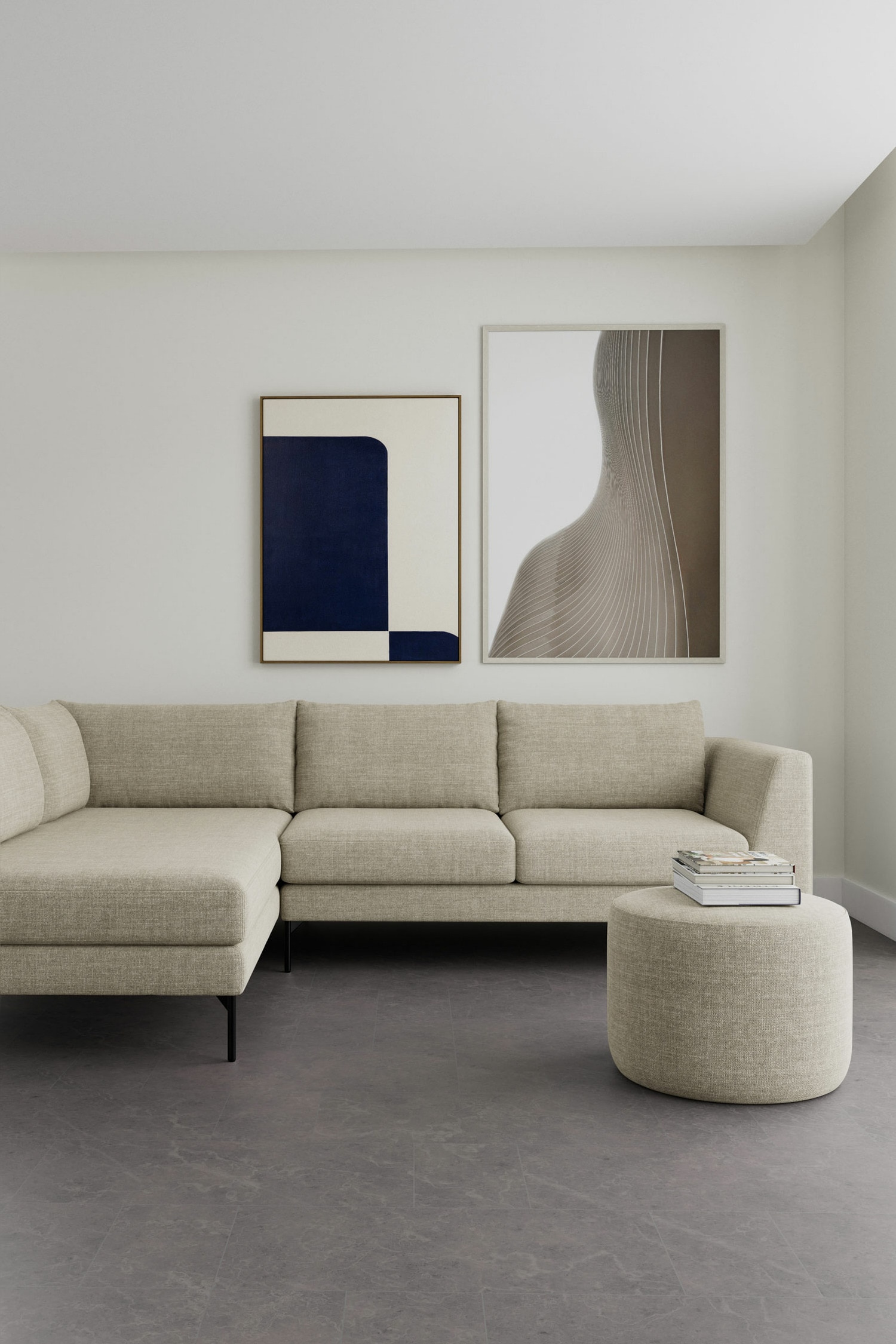 Noa Hörnsoffa Vänster - Vega Sand Dune