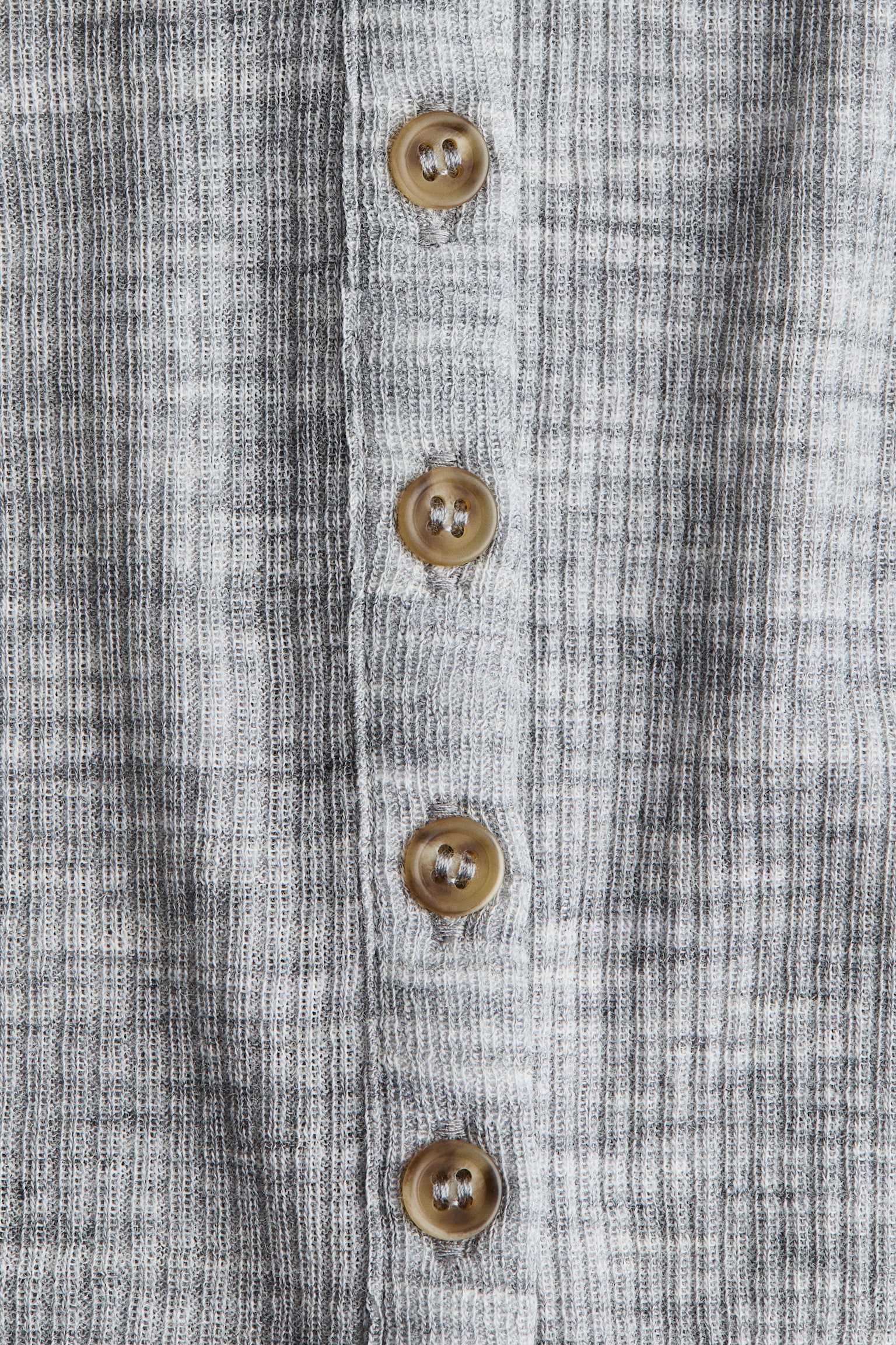 Wool polo shirt - Grey marl - 2