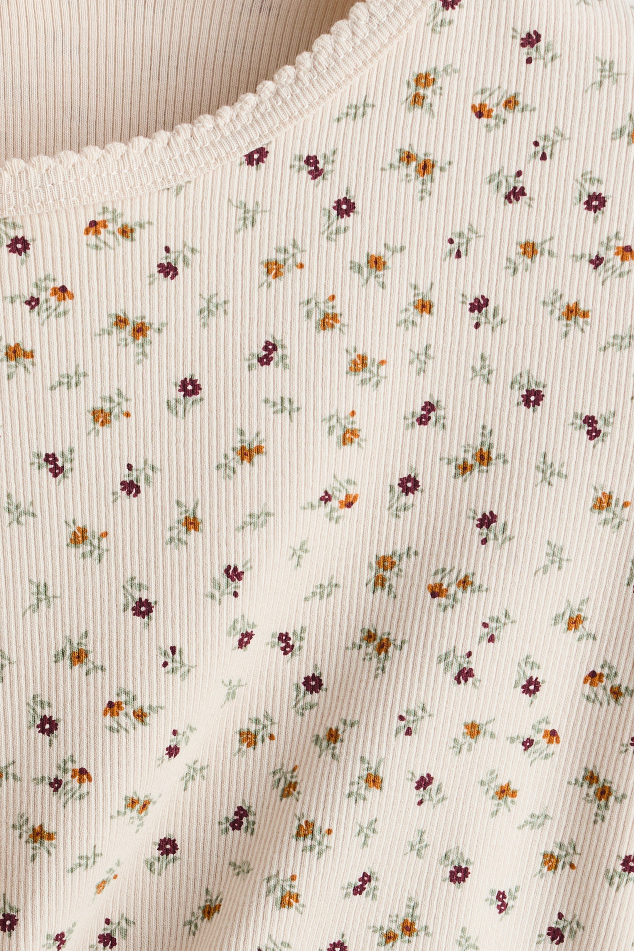 Детские топы H&M 2-Pack Picot-Trimmed Cotton Tops — фото 2