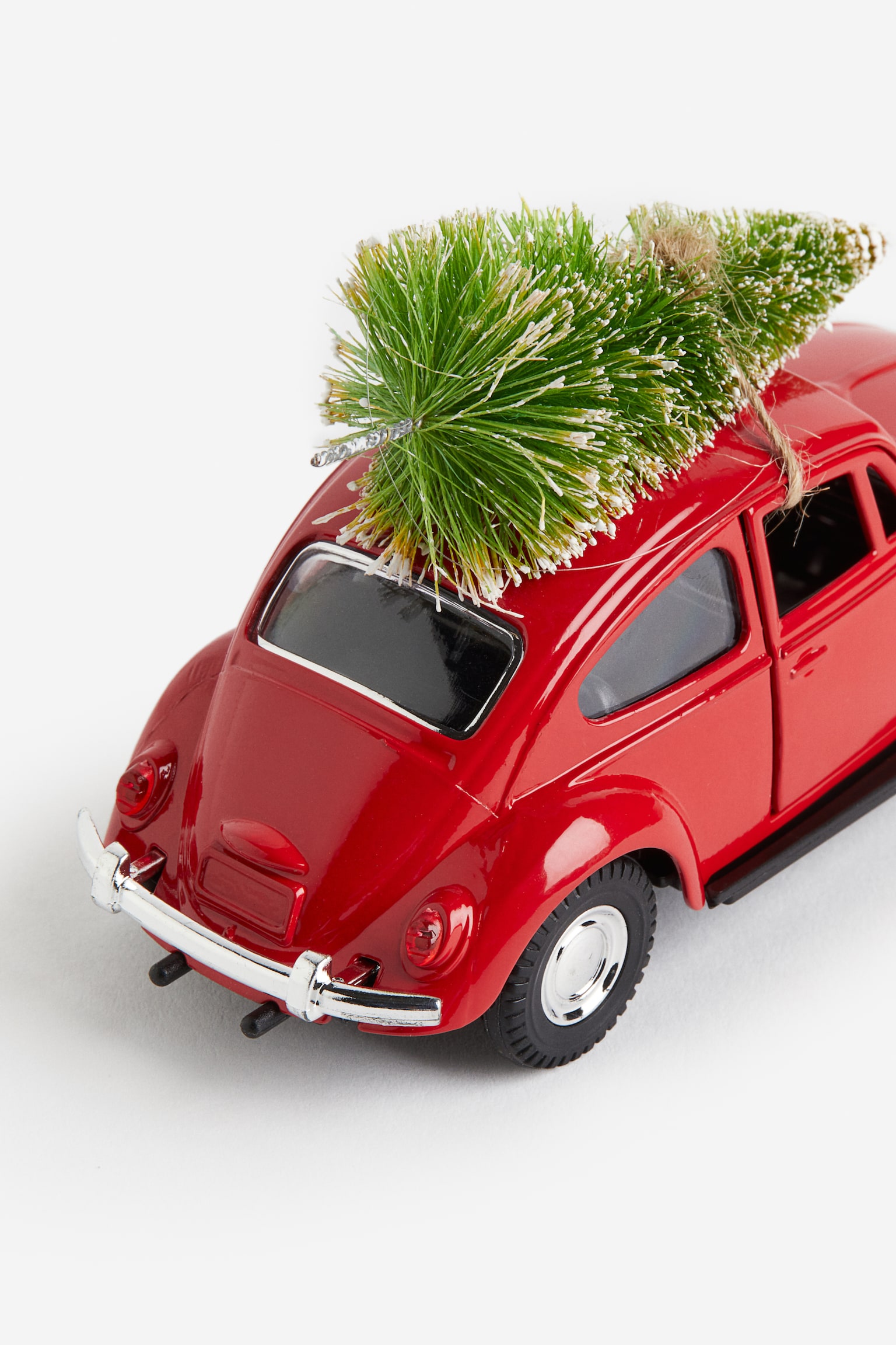 Car-shaped ornament - Red/Car/Gold-coloured - 3