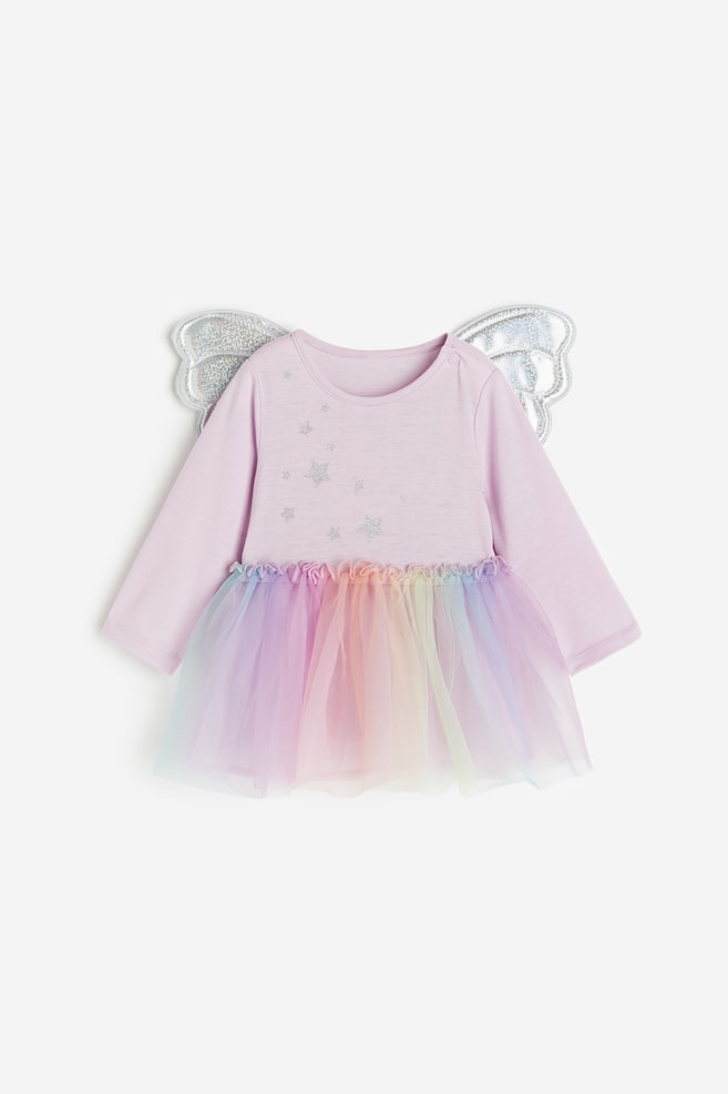 Winged fancy dress costume - Purple/Butterfly - 1