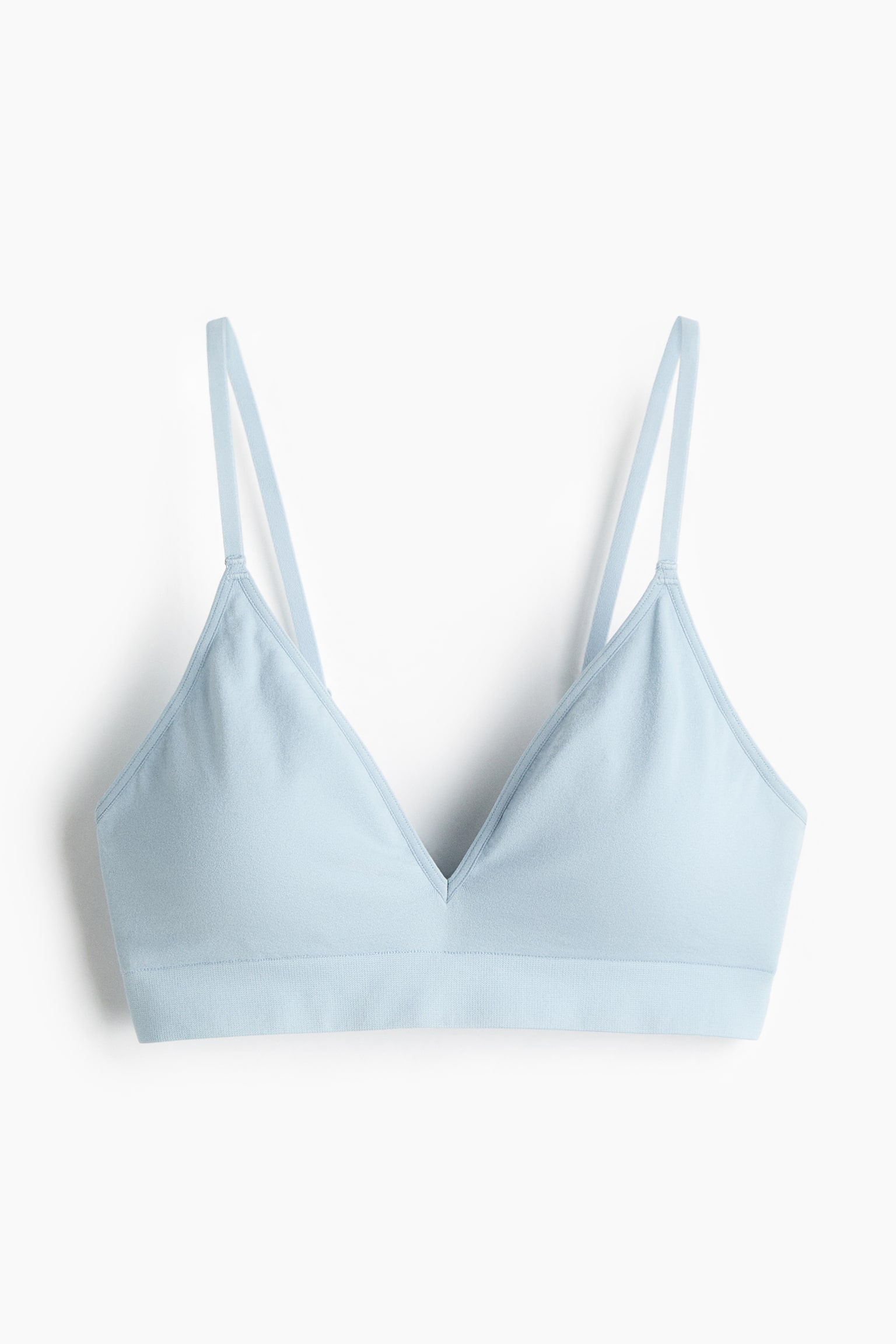 חזייה רכה מרופדת Seamless - תכלת/בז' בהיר/Black/לבן/בורדו/ורוד בהיר/ורוד בהיר/כחול נייבי/תכלת מאובק/חום כהה/כחול כהה - 1