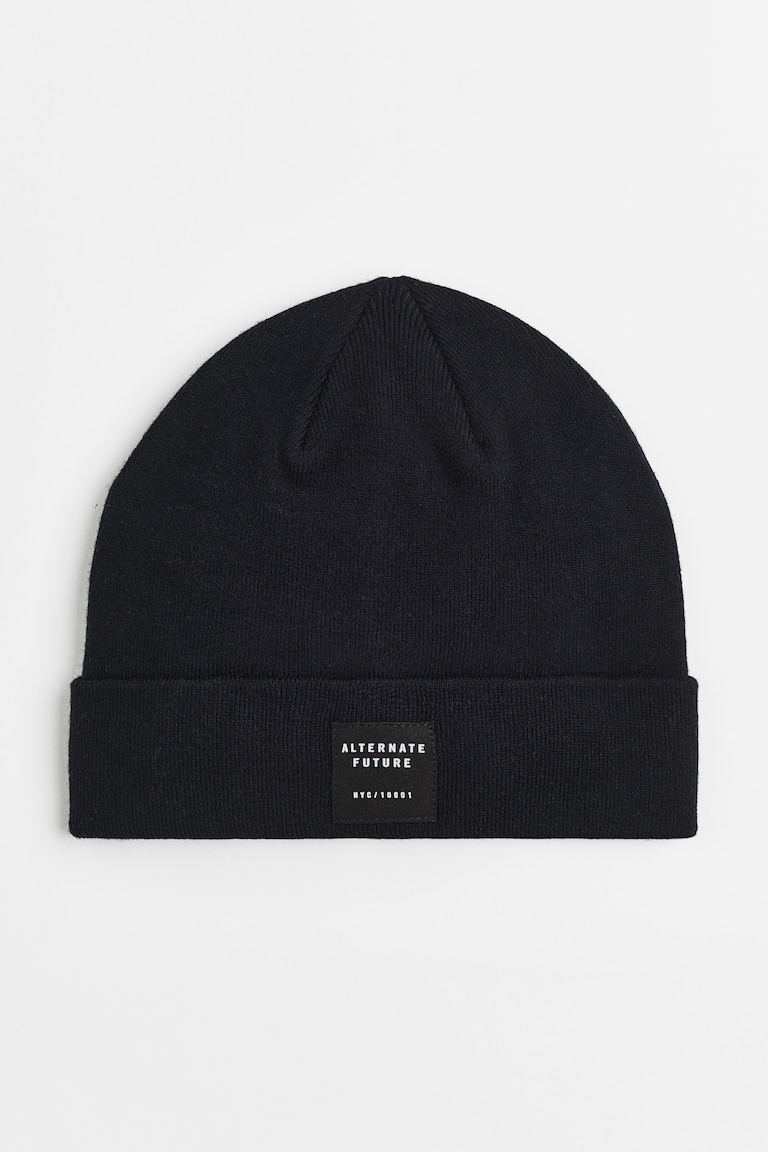 Fine-knit Hat - Black - Men | H&M US