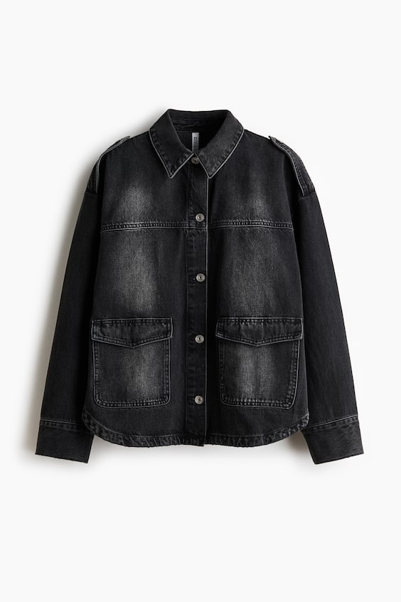 H&M Oversized Denim Overshirt