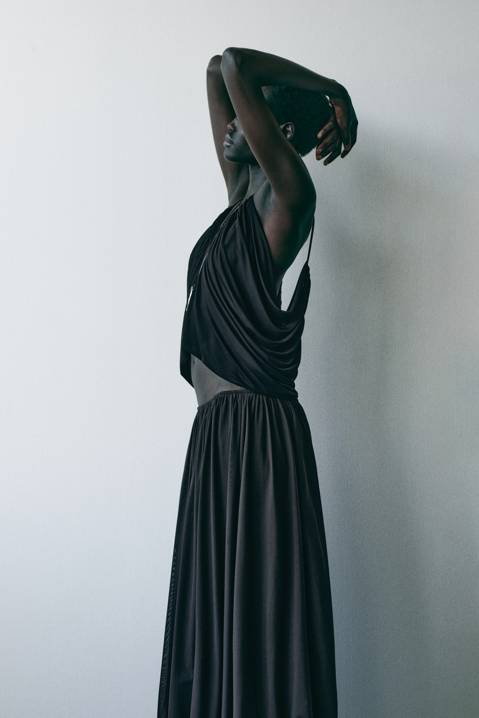 Draped strappy top - 3