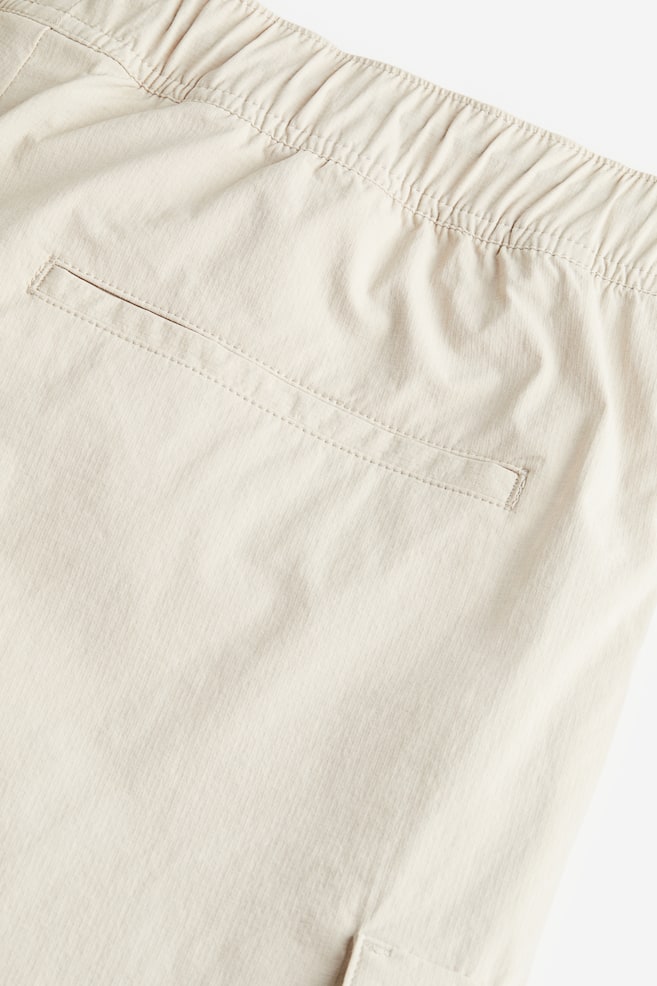 Shorts cargo in nylon Relaxed Fit - Beige chiaro - 6