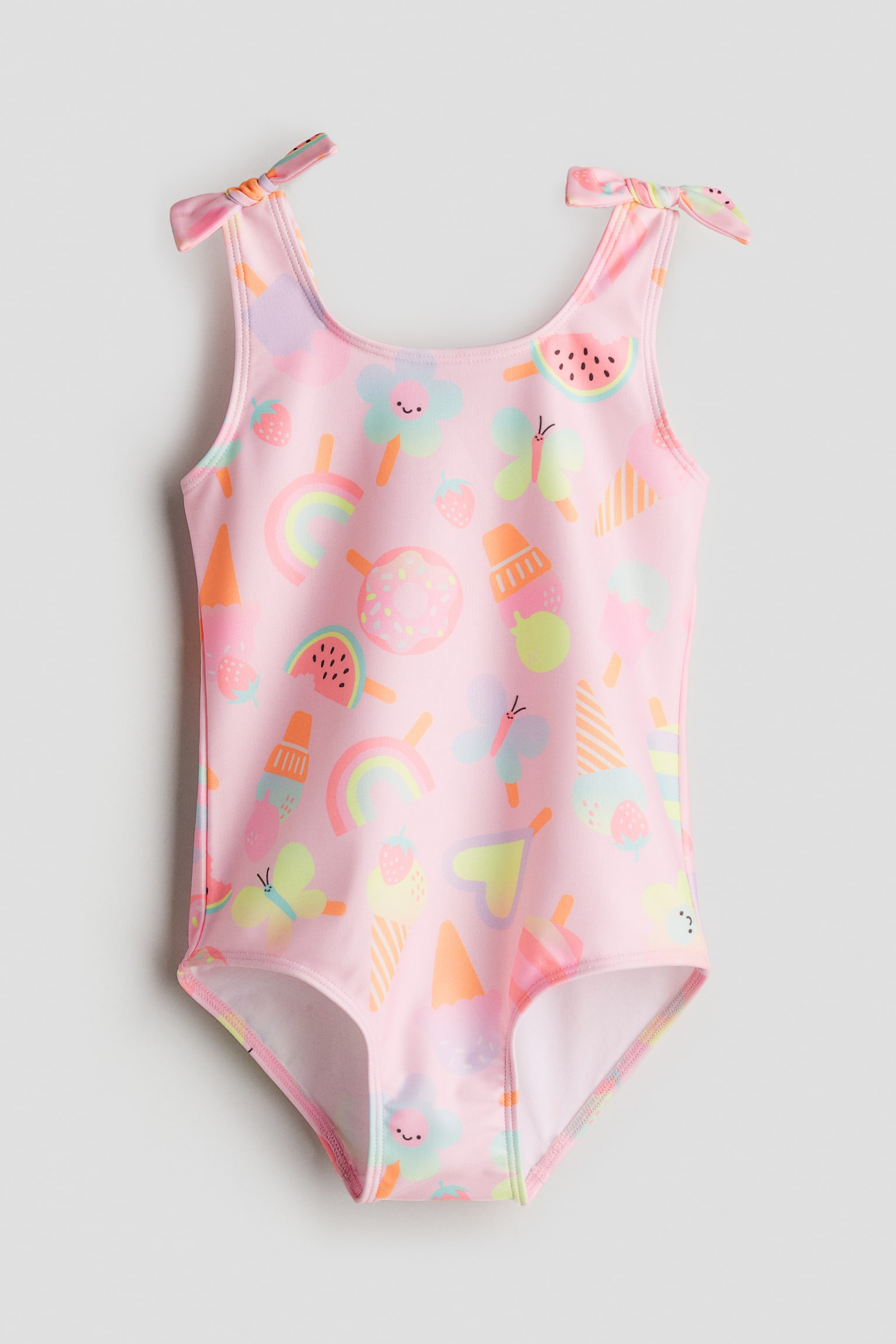 Patterned swimsuit - Light pink/Ice cream/Light purple/Unicorns - 1