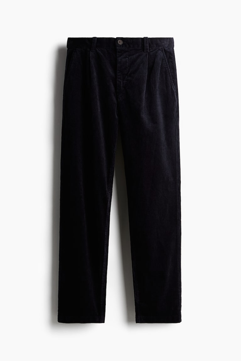 Pantalone od rebrastog somota Regular Fit