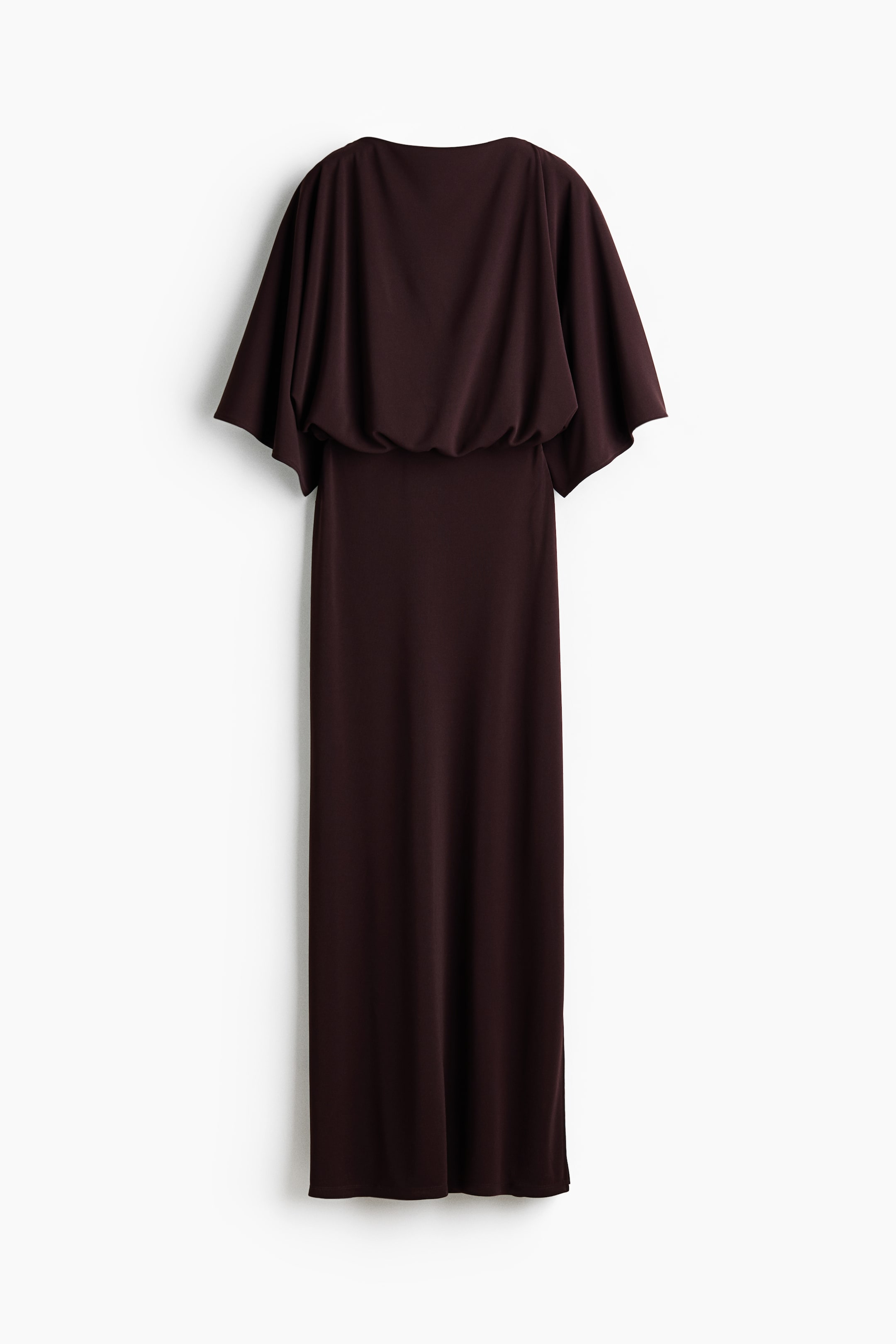 Cowl-Back Jersey Dress