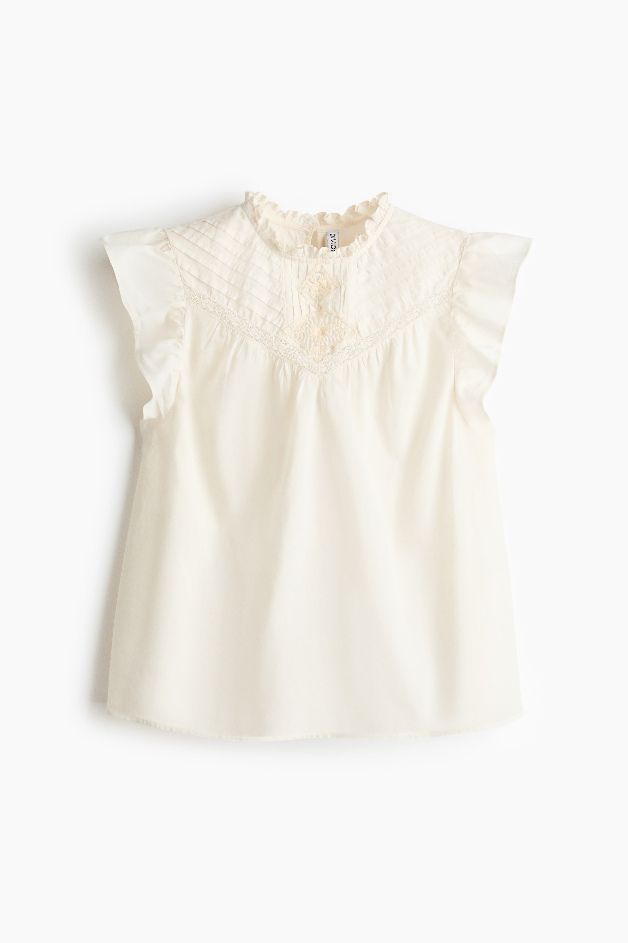 Женские топы H&M Cotton Top with Pintucks — фото 1