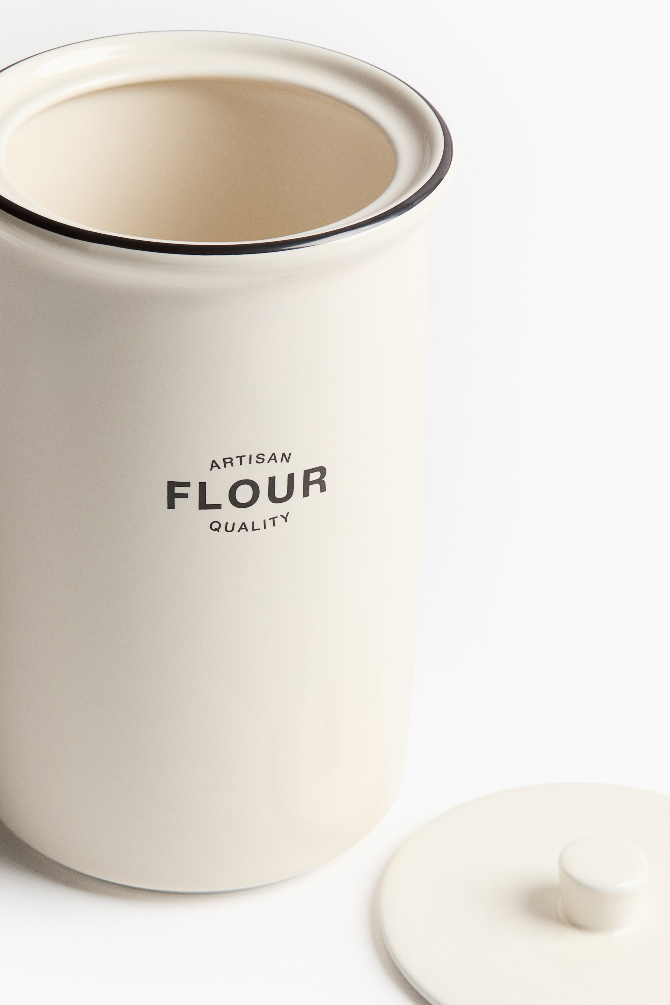 Porcelain Flour Canister