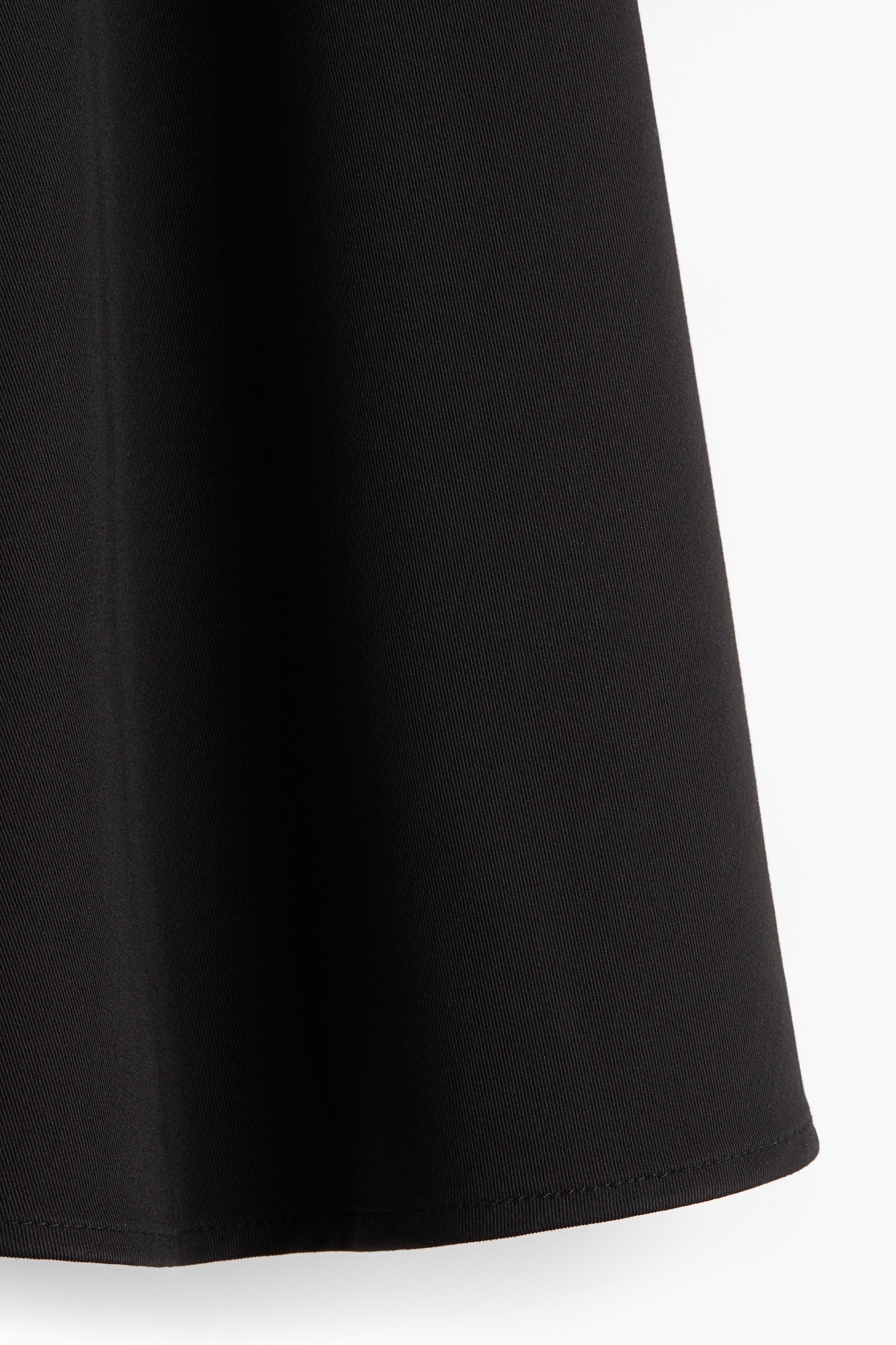 slim fit dress slacks Wool Gauze Twill Asymmetric Flare Skirt Xs