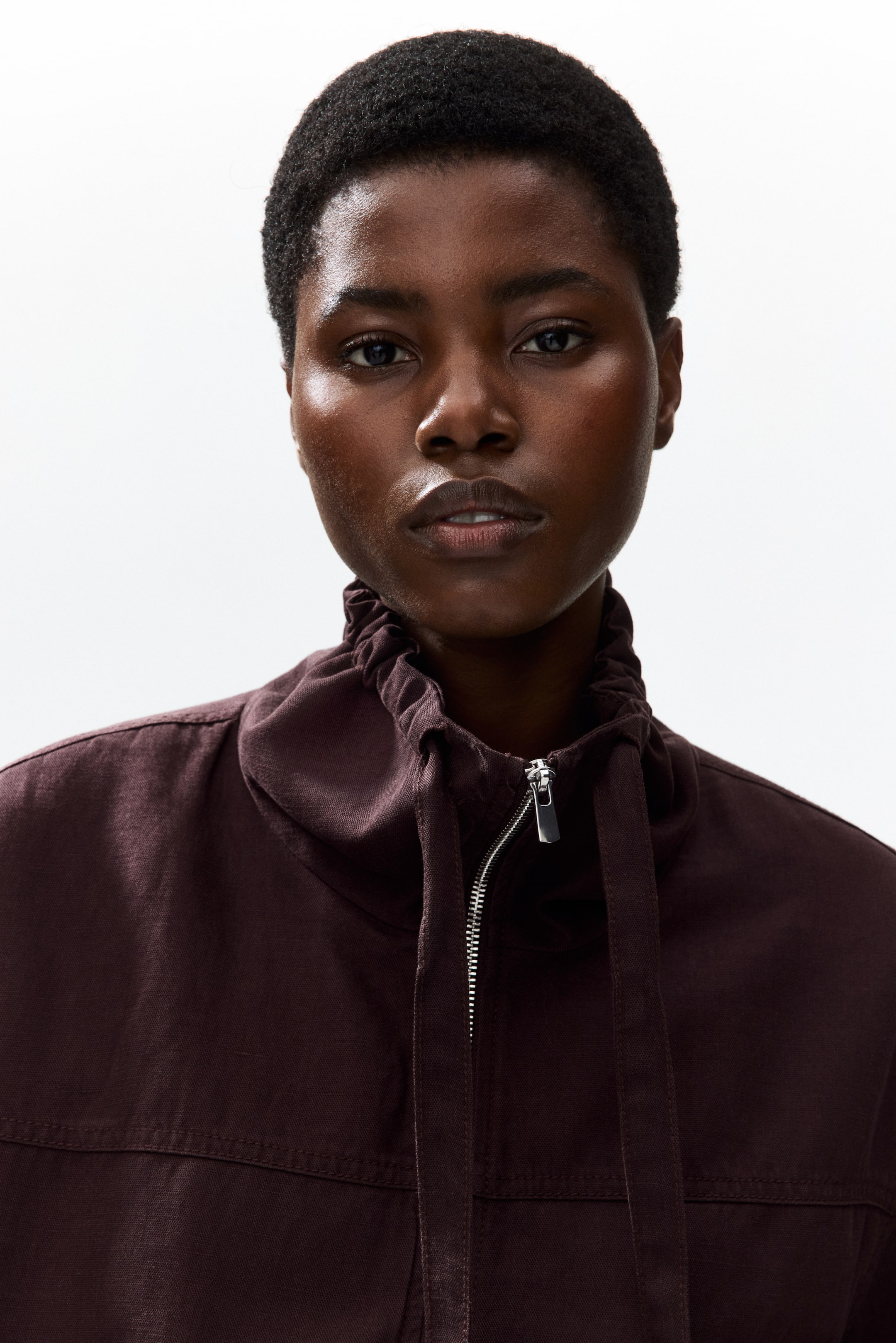 Veste en lin mélangé