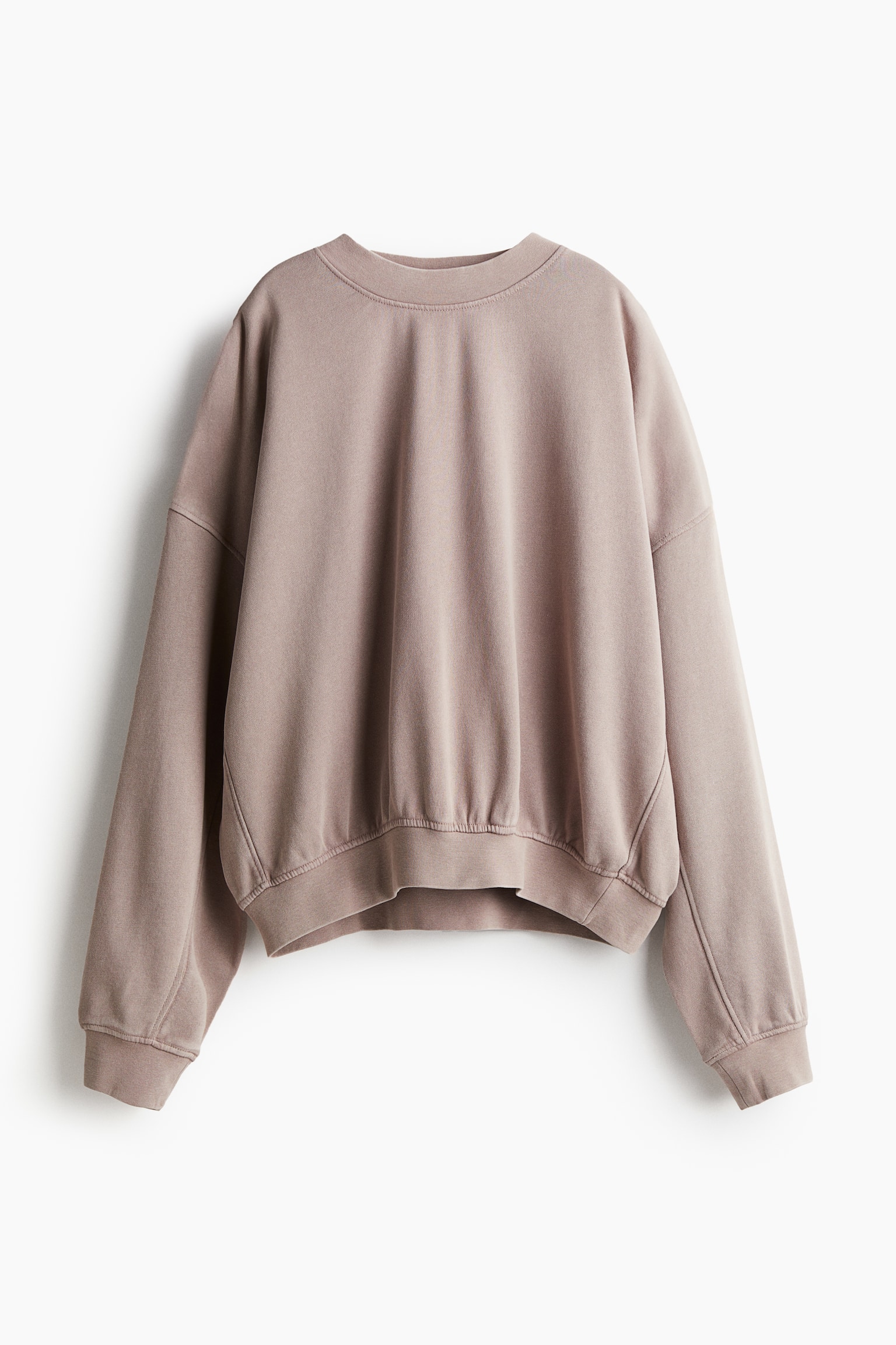 Oversized sweatshirt - Beige/Light grey - 2