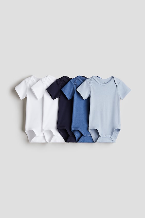 Боди для детей, хлопок, 5 шт. — H&M