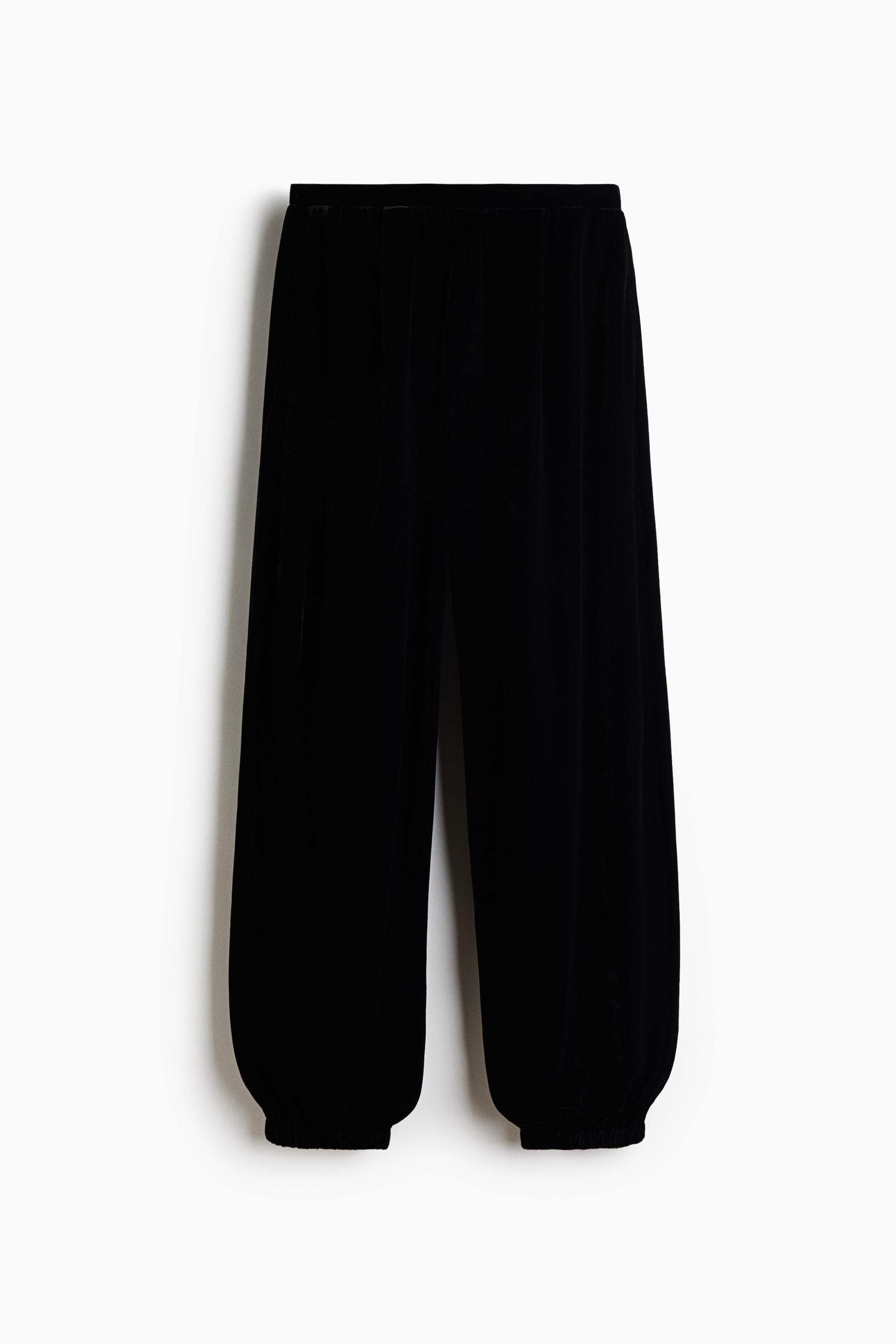 View larger image: Velour balloon trousers - Black - Ladies | H&M 1