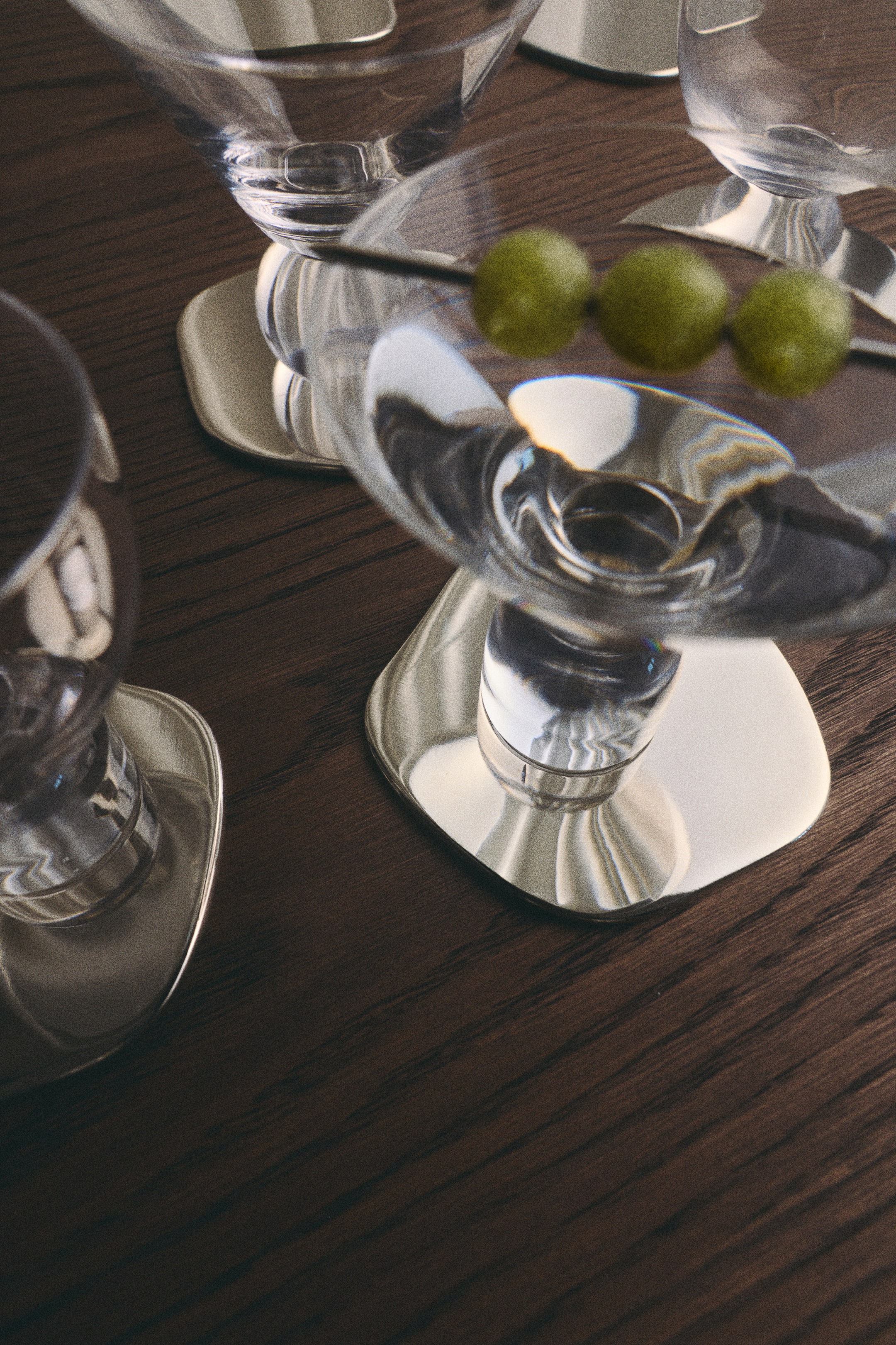 View larger image: 4-pack stainless steel coasters - Silver-coloured - Home All | H&M 1