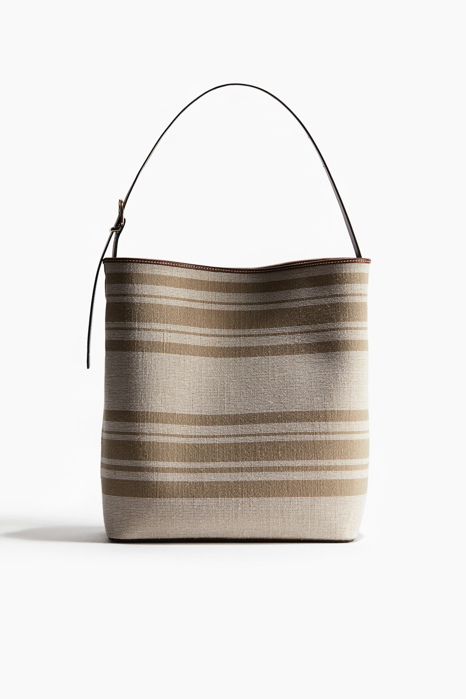 Shopper - Beige/Striped/Dark greige - 2