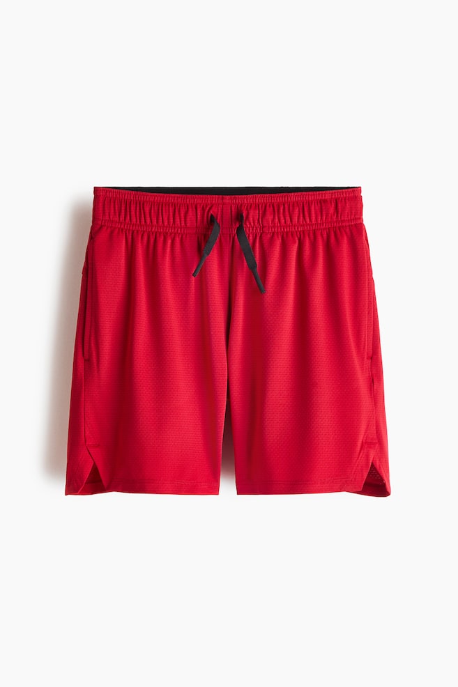 Short de sport DryMove™ - Rouge/Noir/Bleu canard - 1