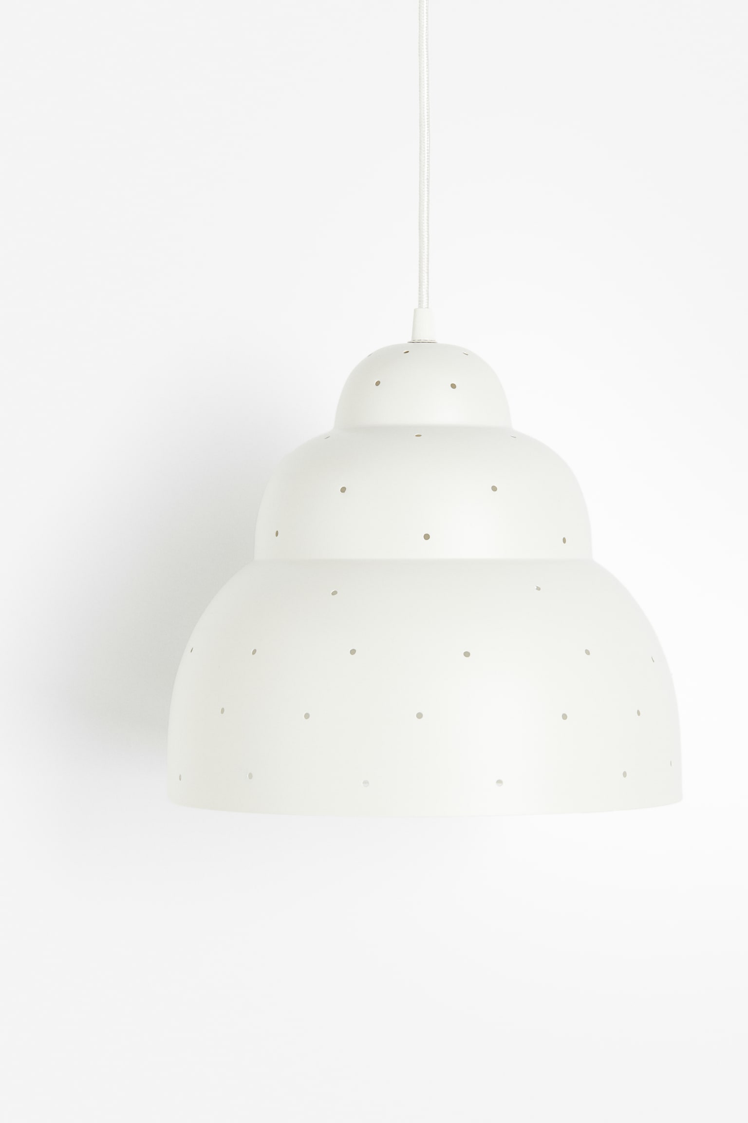 Metal pendant light - White - 1