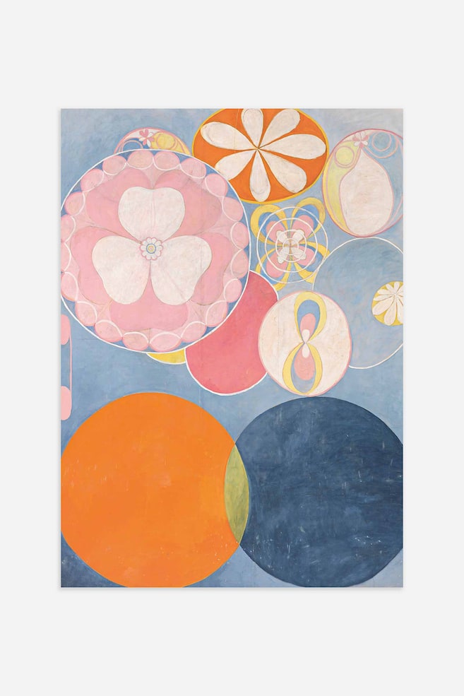 Colours No.2 Hilma Af Klint Poster - Rose/bleu/orange - 1