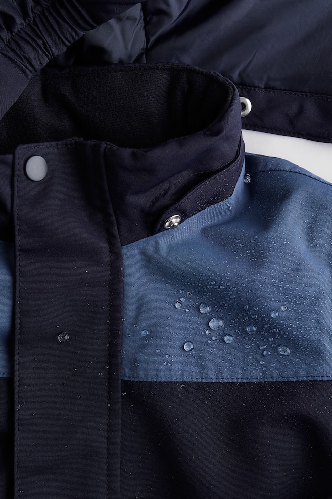 Waterproof room-to-grow snowsuit - Navy blue/Colour block/Black/Light dusty pink/Leopard print - 8