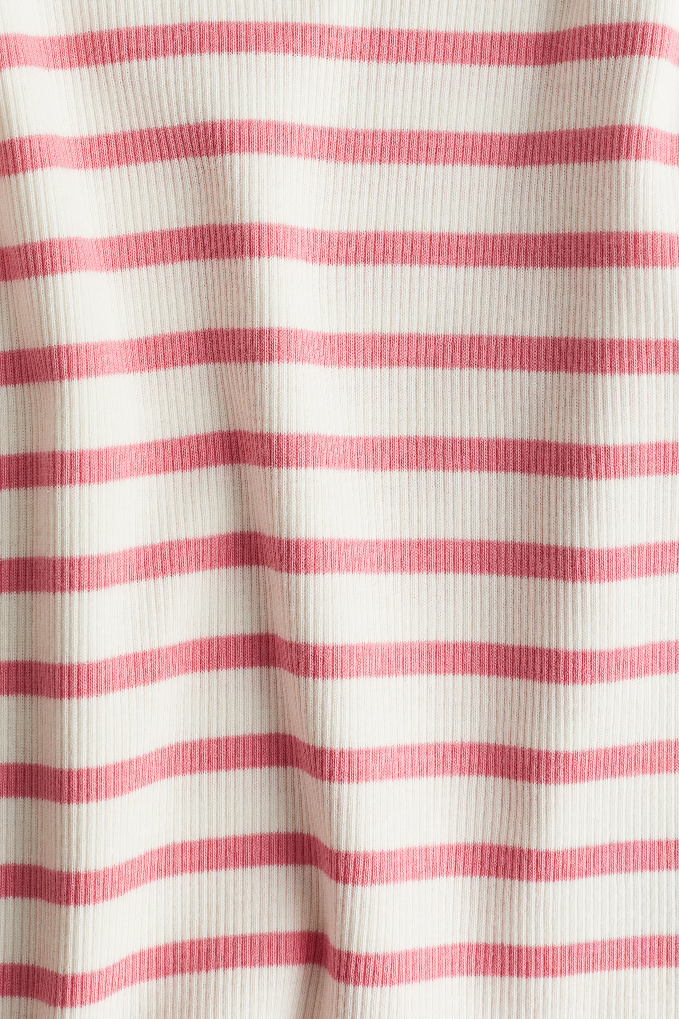 Ribbed vest top - Pink/Striped - Kids | H&M GB 2