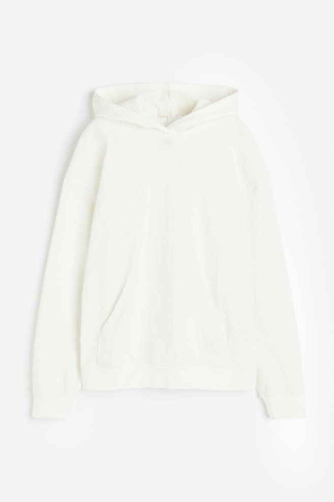 Oversized hoodie - Creme/Lys beige/Mørkebrun - 2