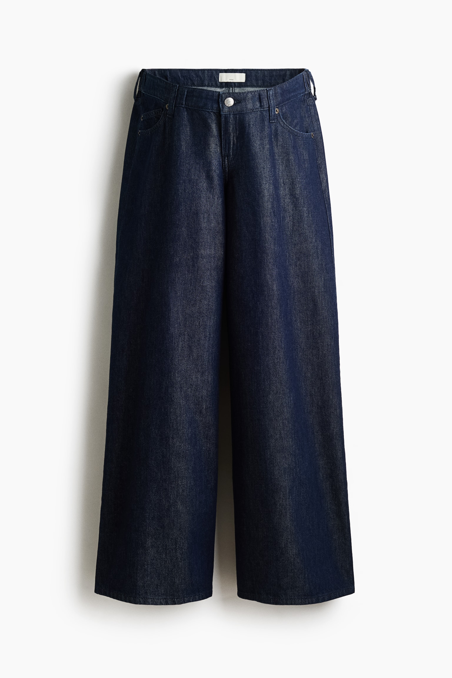 MAMA Wide Low Jeans - Blu denim scuro/Blu denim