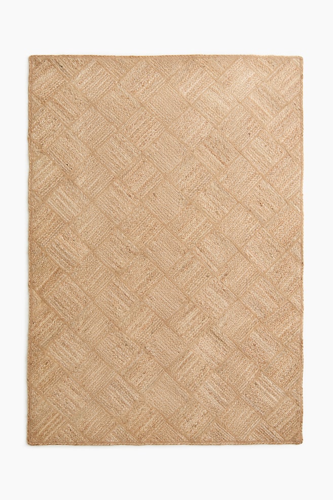 Örme Jüt Kilim - Bej - 1