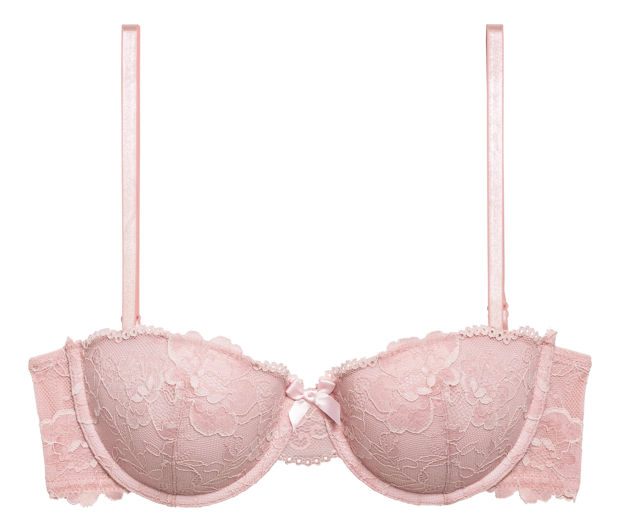 View larger image: Balconette Bra - Powder pink - Ladies | H&M US 1