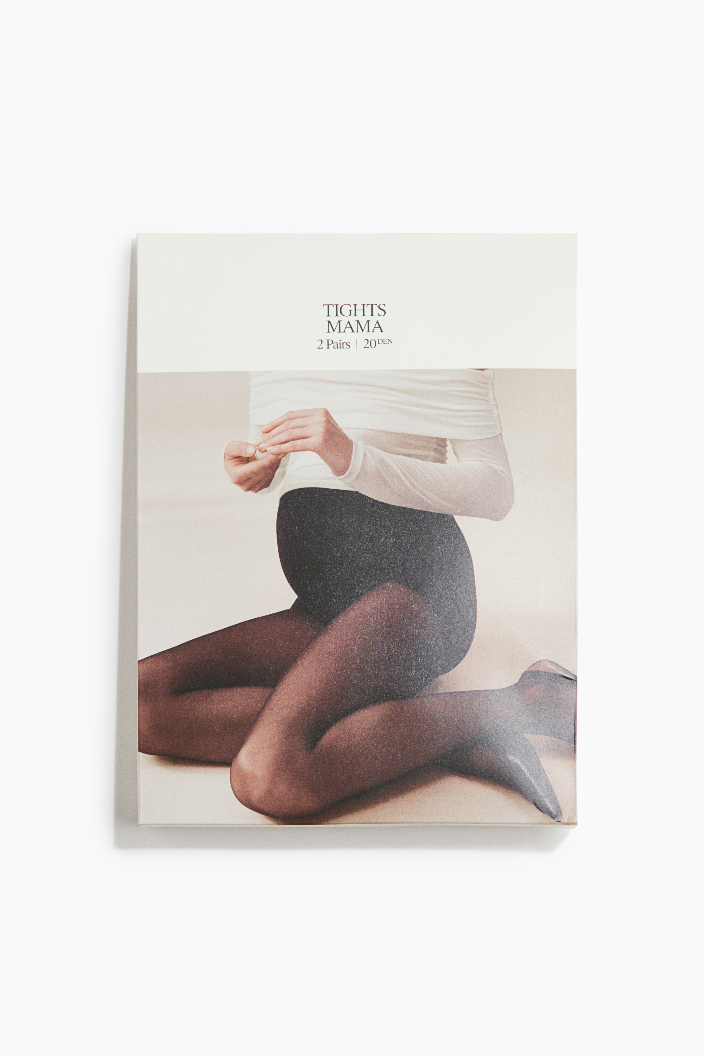MAMA 2-pack tights 20 denier with Lycra®Model