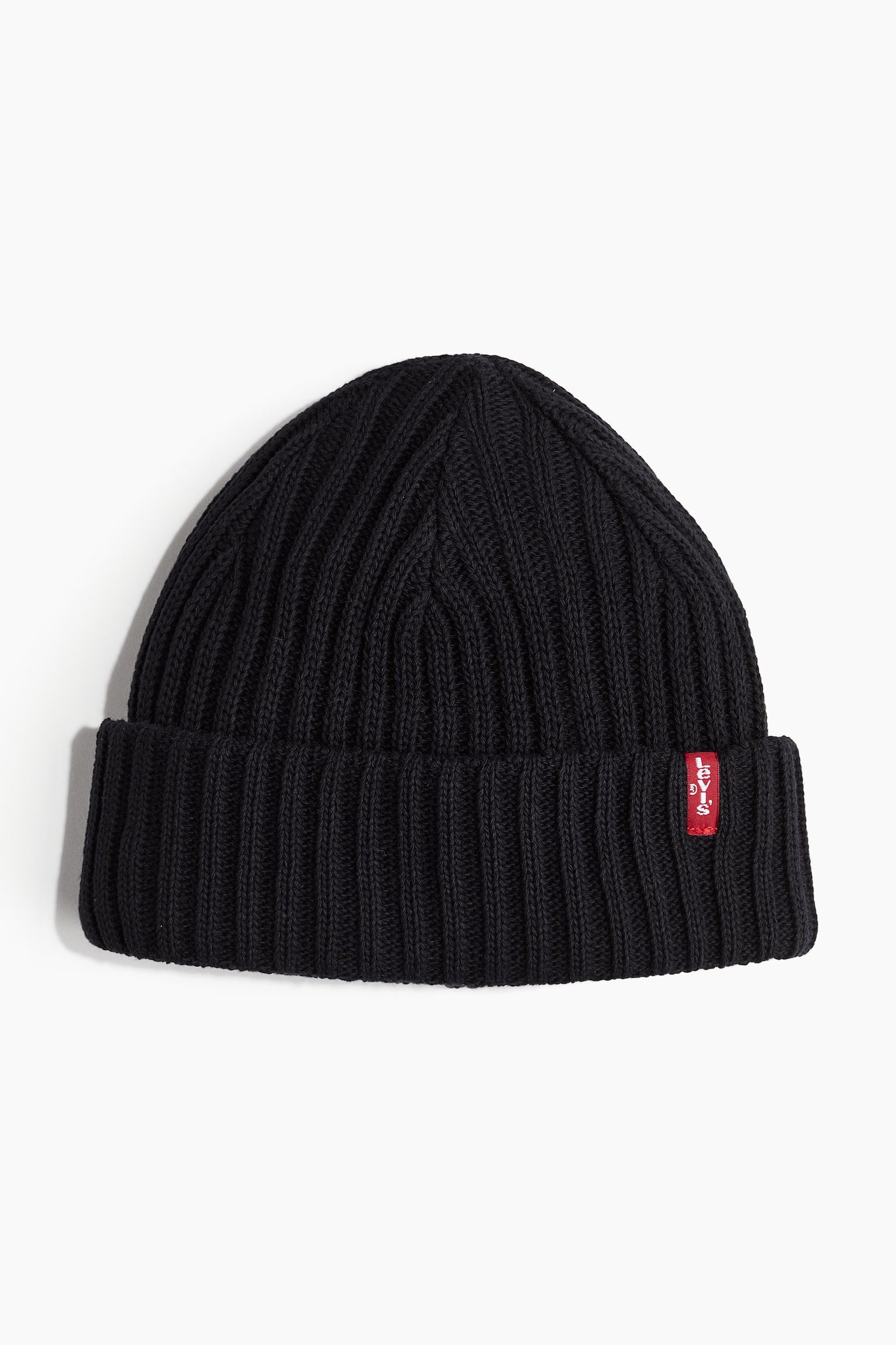 Ribbed Beanie - Regular Black/Dark Grey - 1