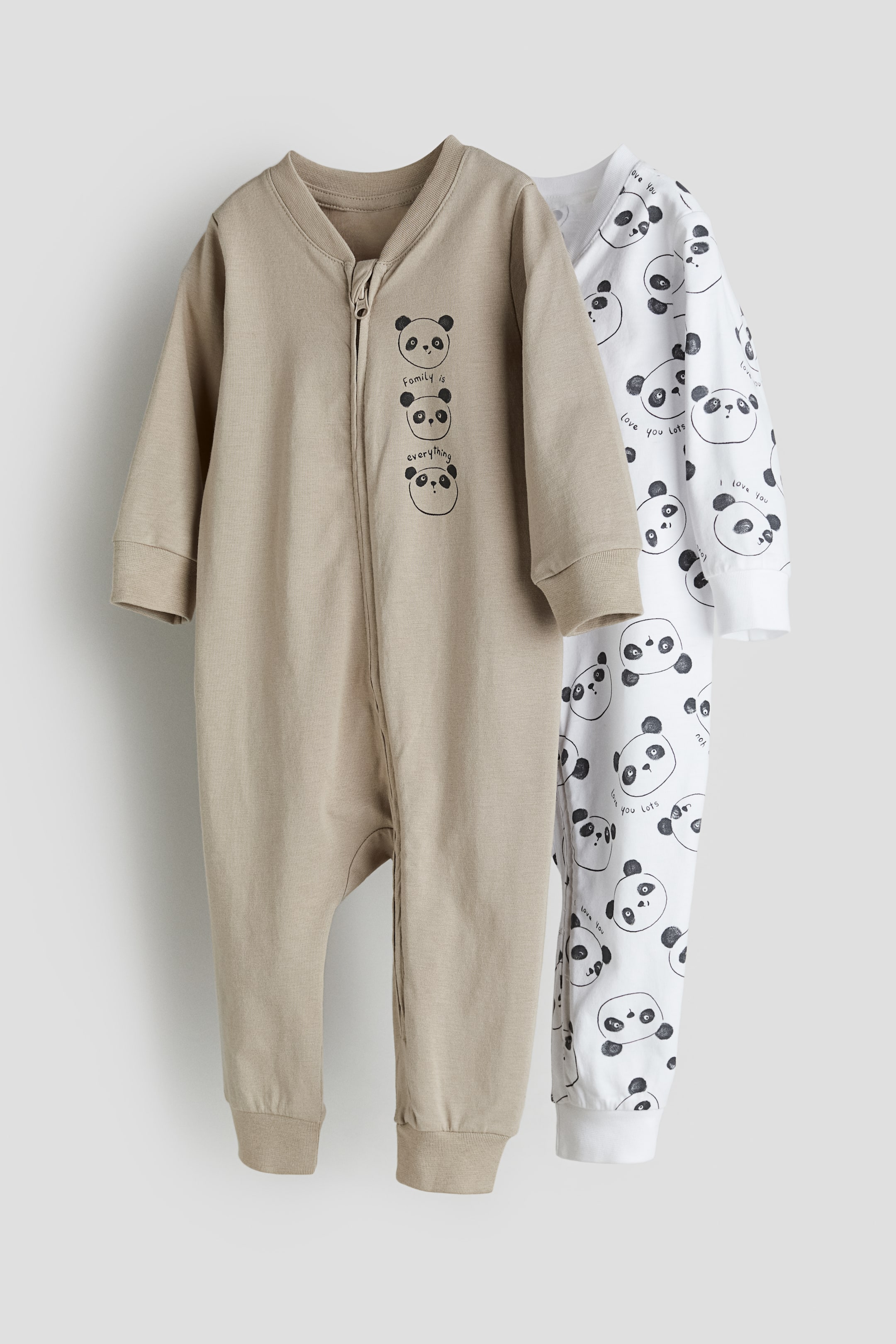 2-pack Patterned Cotton Pajamas