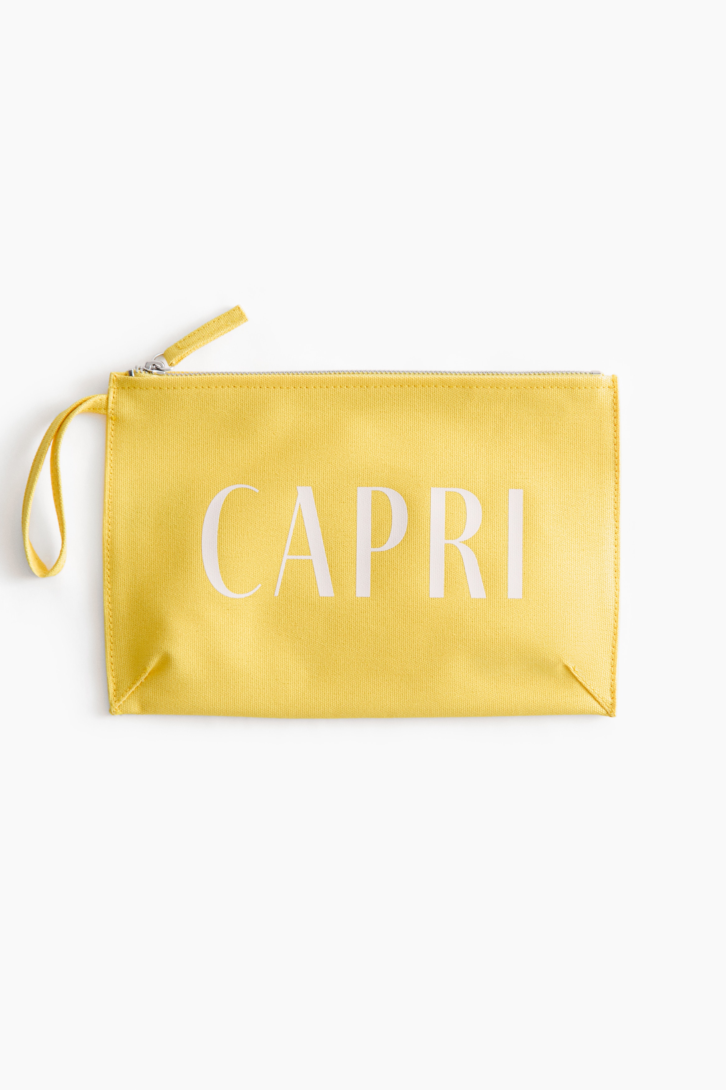 Canvas Beach Pouch - Yellow/Capri/Blue/Sicily/Dark green/Nice