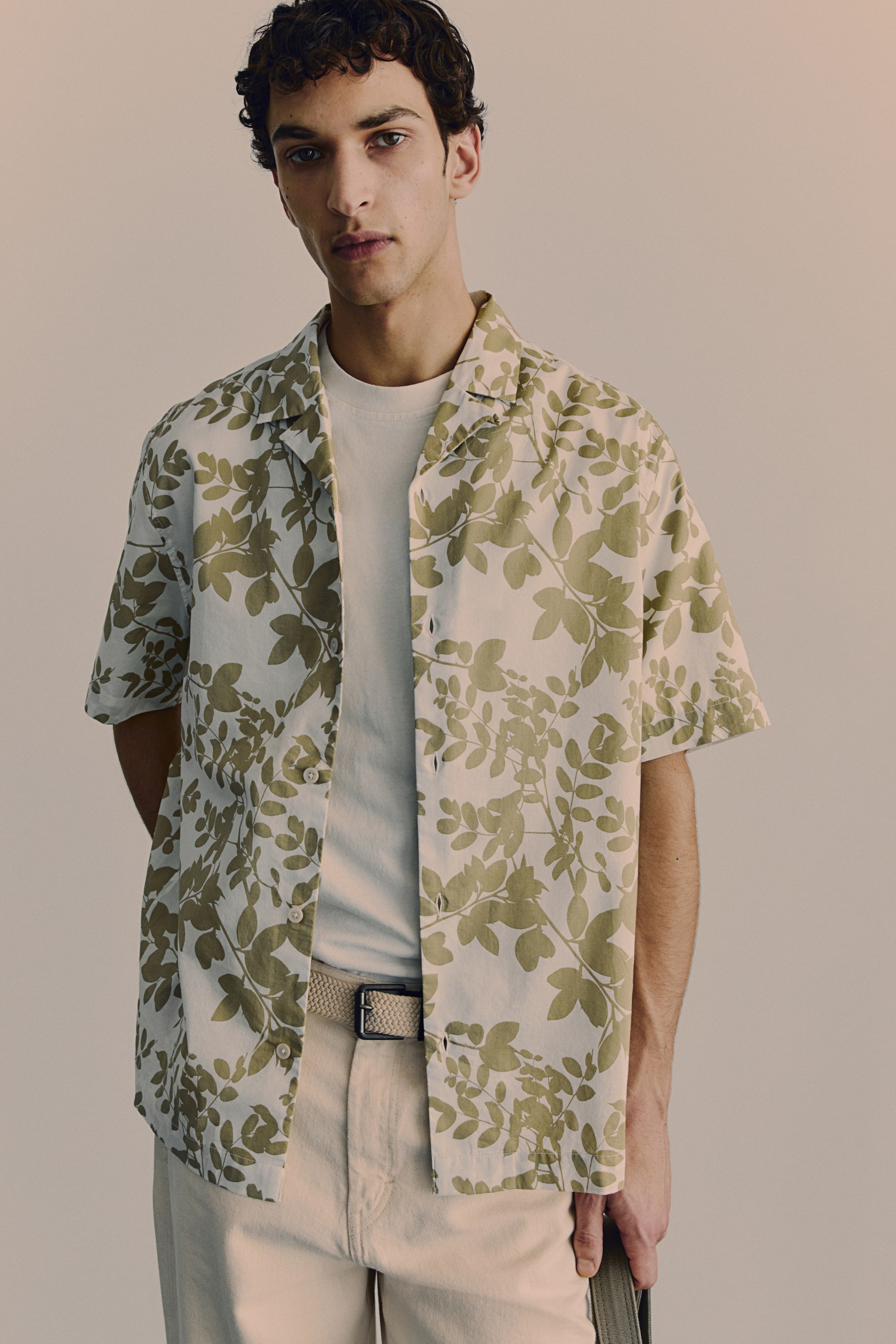 Regular Fit Printed Resort Shirt